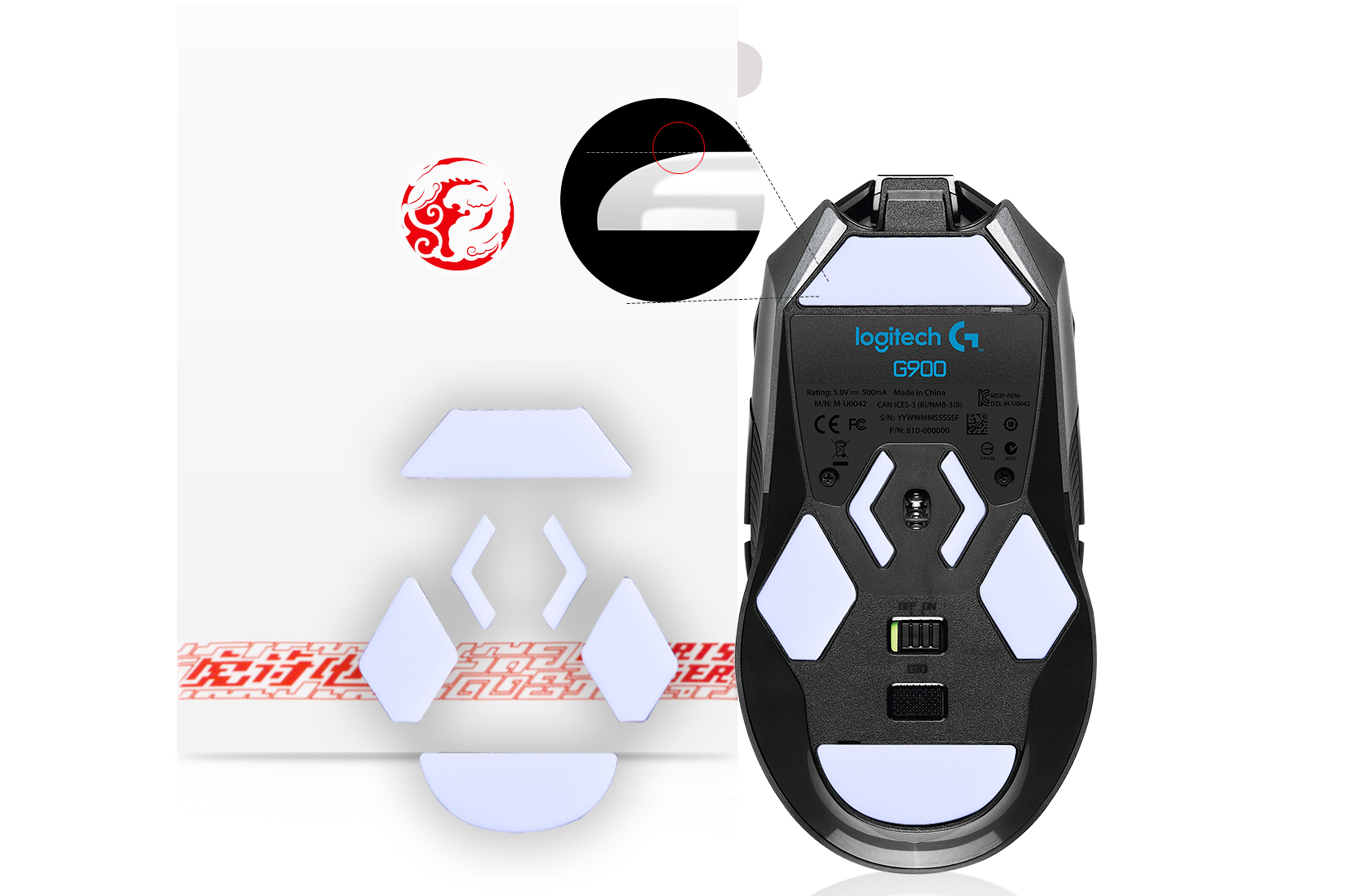 EspTiger Arc 1 Mouse Skates for Logitech G900 – Addice Inc