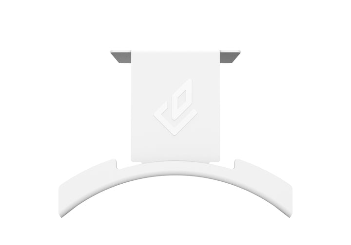 Dezctop Headphone Holder (White)-Addice Inc