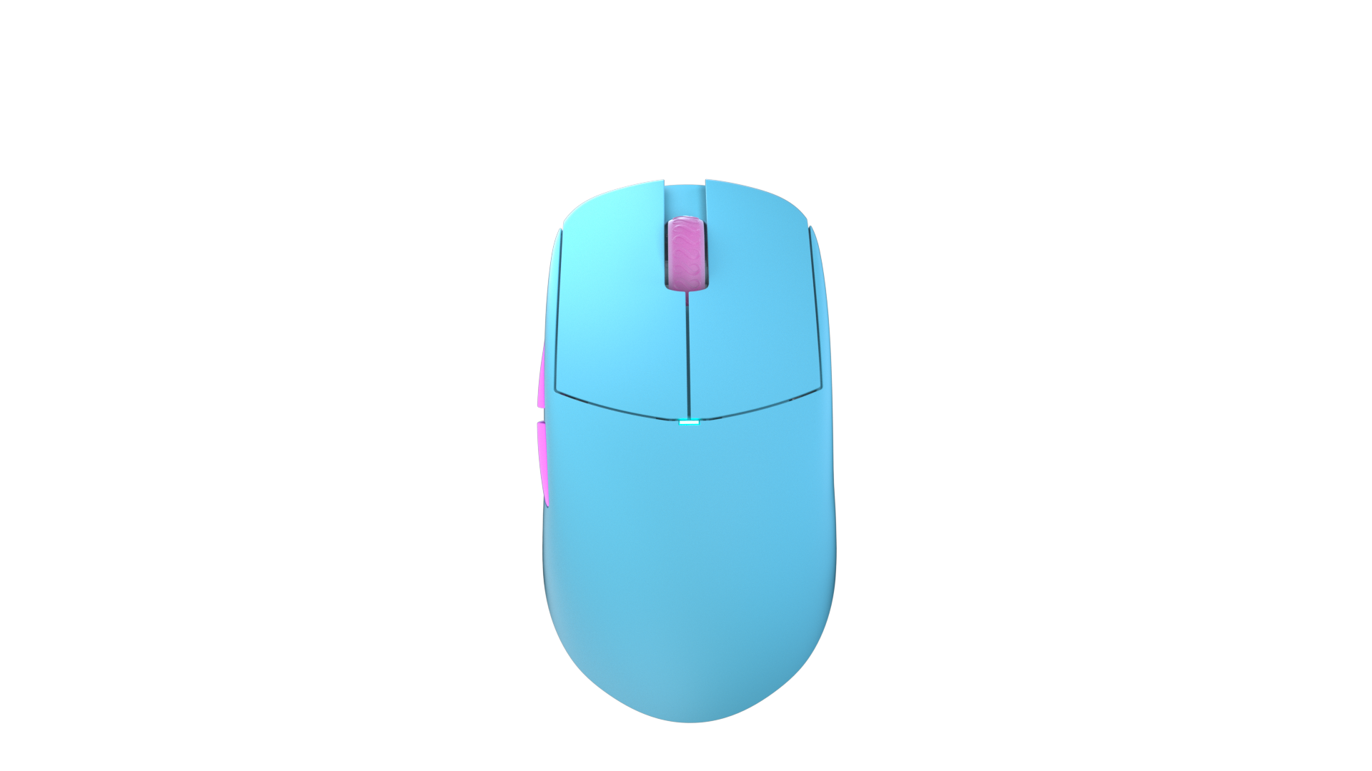Gaming Mouse Lamzu Atlantis Superlight Wireless Miami Blue Pixart 3395