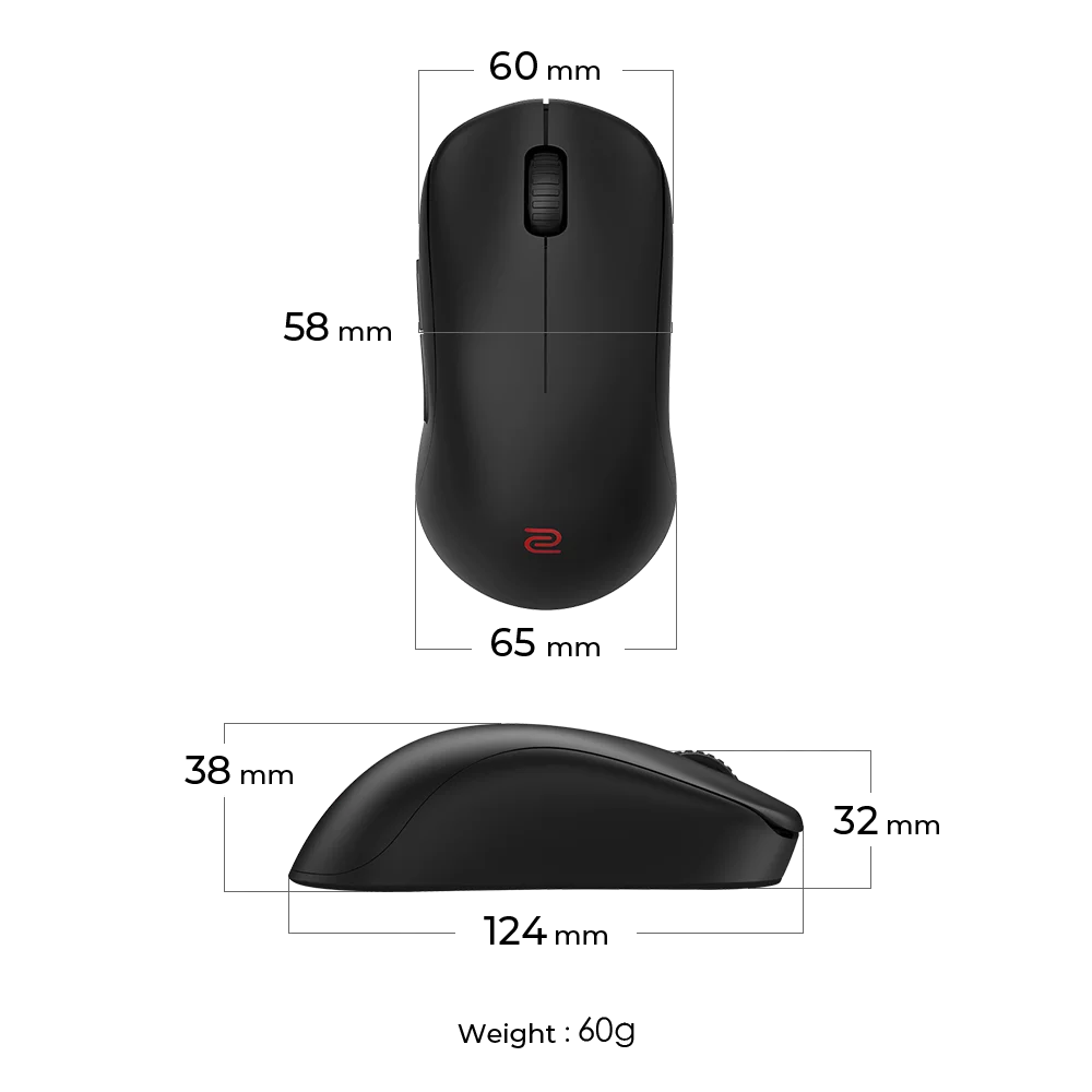 ZOWIE U2 Wireless Mouse For Esports