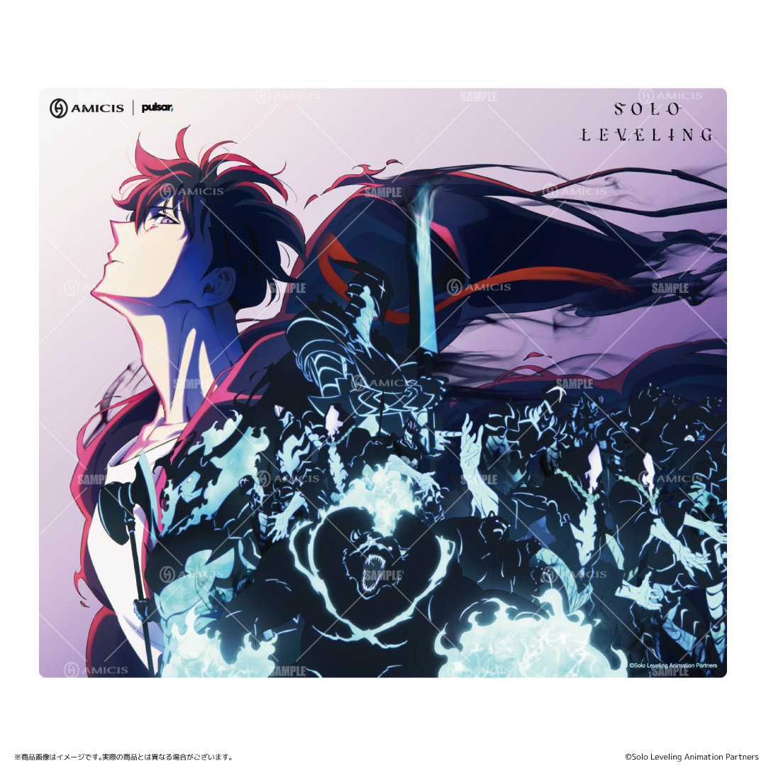 Solo Leveling x AMICIS Superglide 2 Glass Mouse Pad