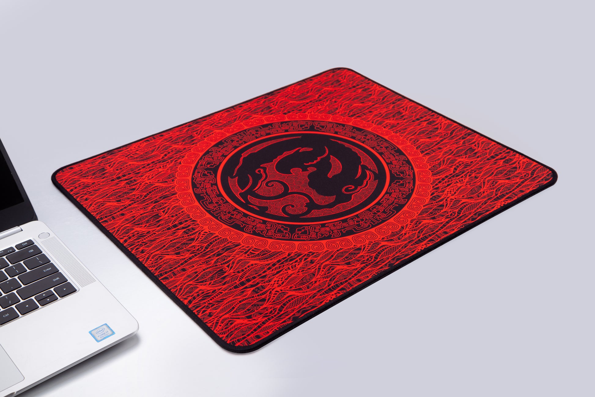 EspTiger Qingsui Xuan Gaming Mouse Pad - Large (480 x 400 x 4mm) - Stitched Edges, Non-Slip Rubber Base, Cloth Surface