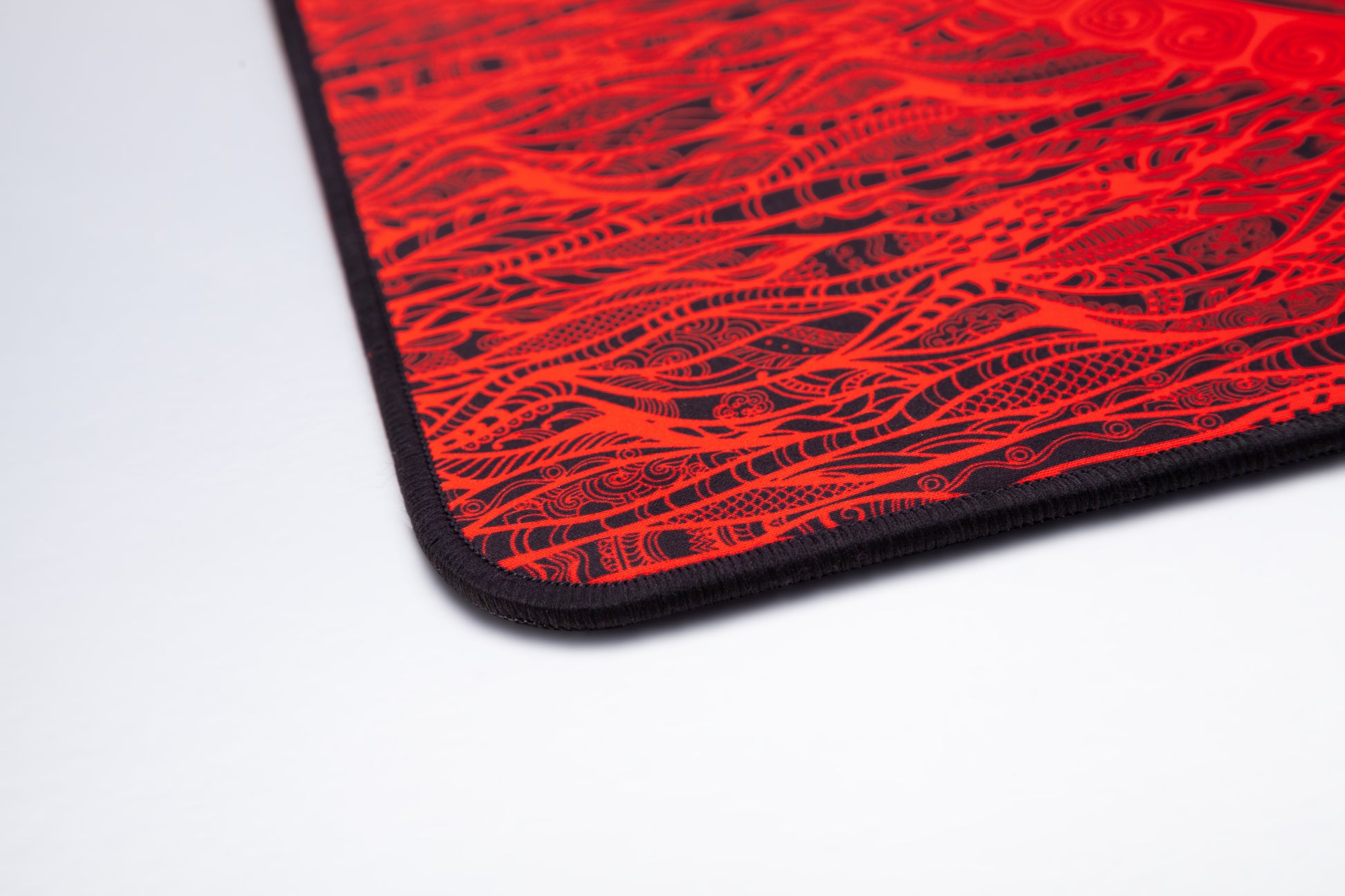 EspTiger Qingsui Xuan Gaming Mouse Pad - Large (480 x 400 x 4mm) - Stitched Edges, Non-Slip Rubber Base, Cloth Surface