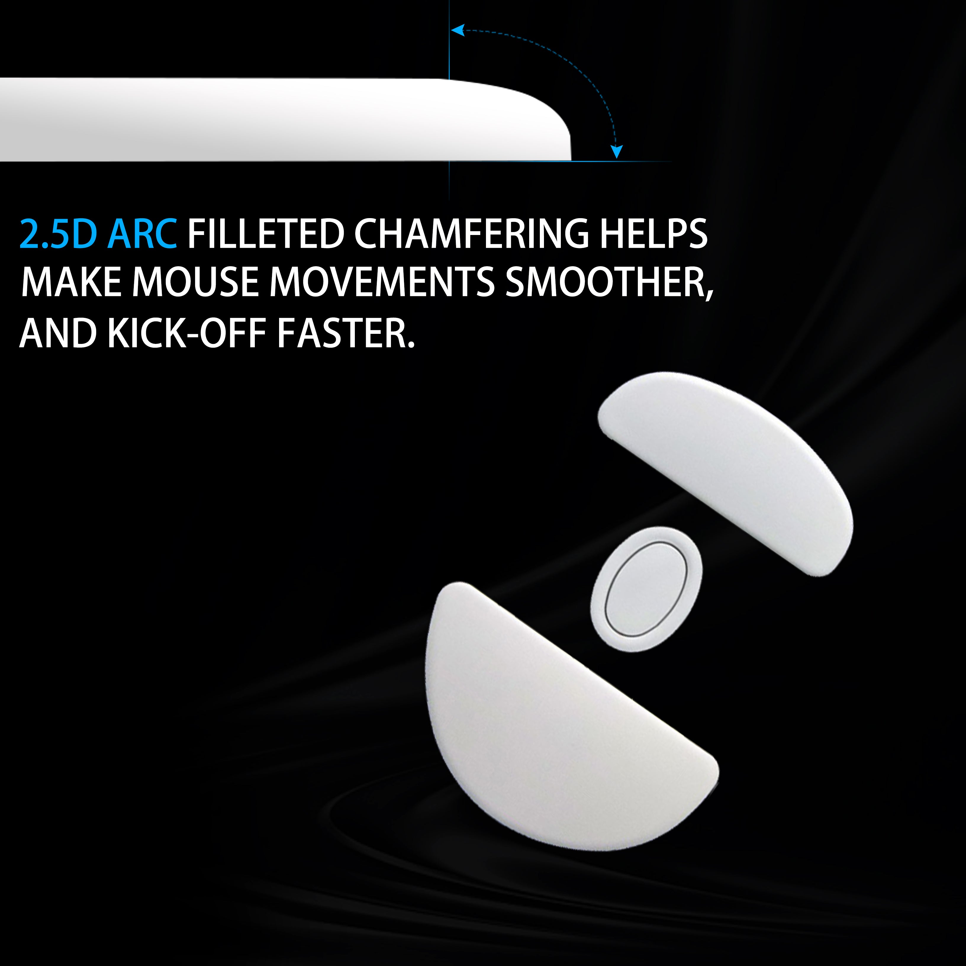 Arc 2 for ZOWIE EC1-A / EC2-A / EVO / DIVINA | Mouse Skates