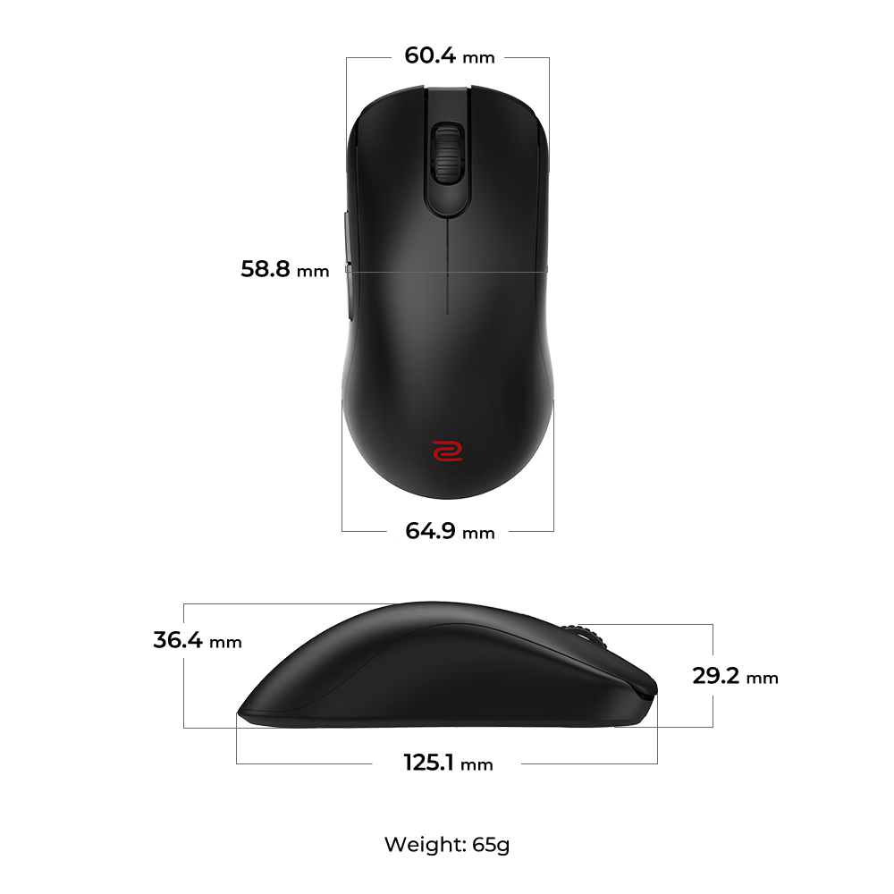 BenQ ZOWIE FK2-DW 4K Wireless Mouse For Esports - Black BenQ ZOWIE FK2-DW 4K Wireless Mouse For Esports - Black