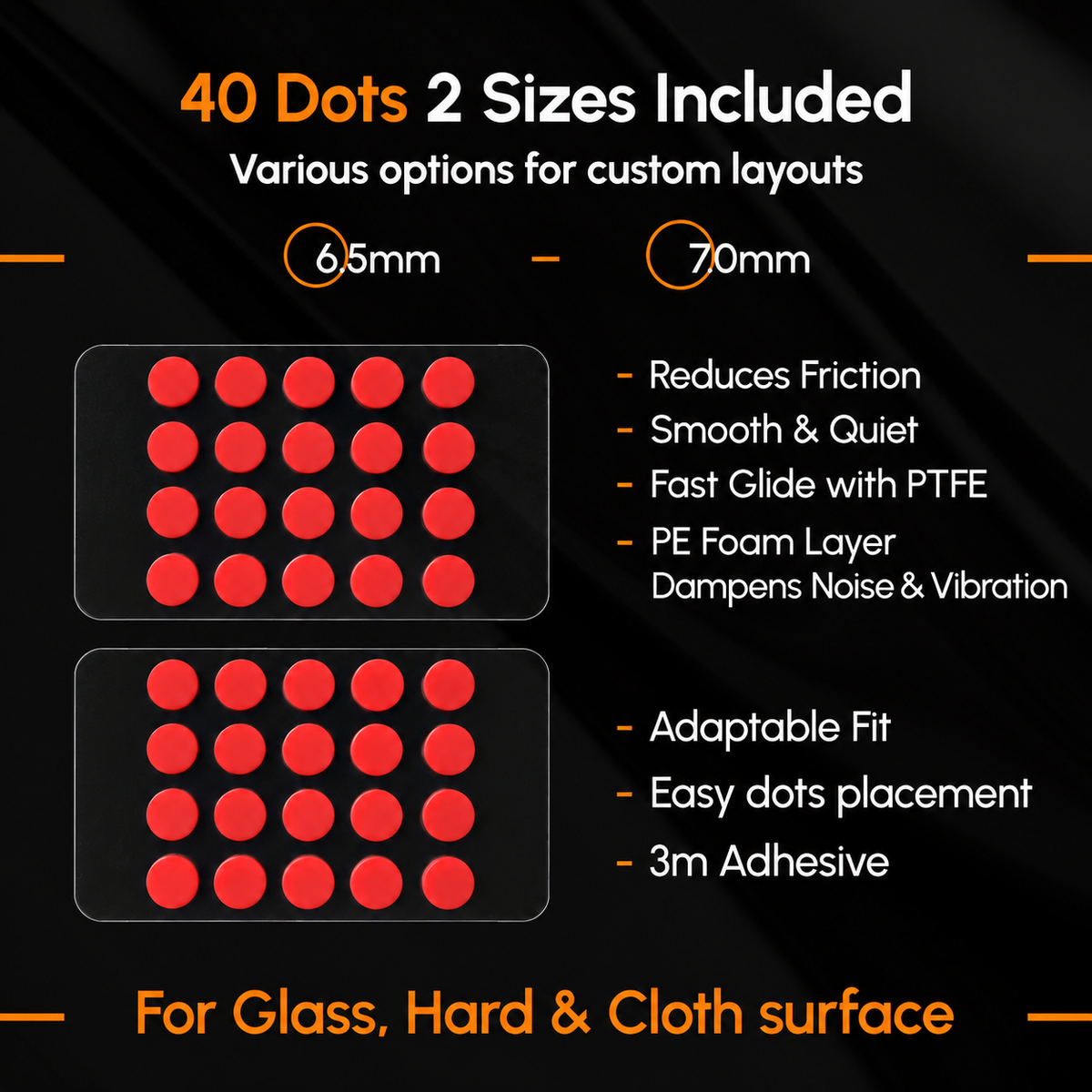 EspTiger YanZi Q Mouse Skates | UNIVERSAL | DIY Dots