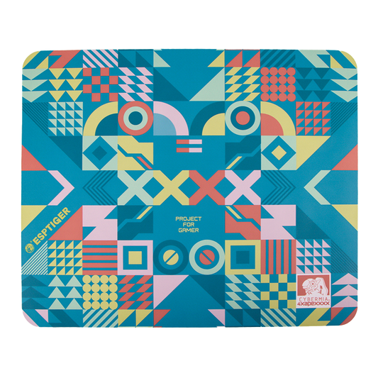 Esptiger x 4xApeXXXX CoBranded WuXiang 2 Cybermia - Large (480 x 400 x 3mm) - Non-Slip Rubber Base, Rainbow-Pearl Film