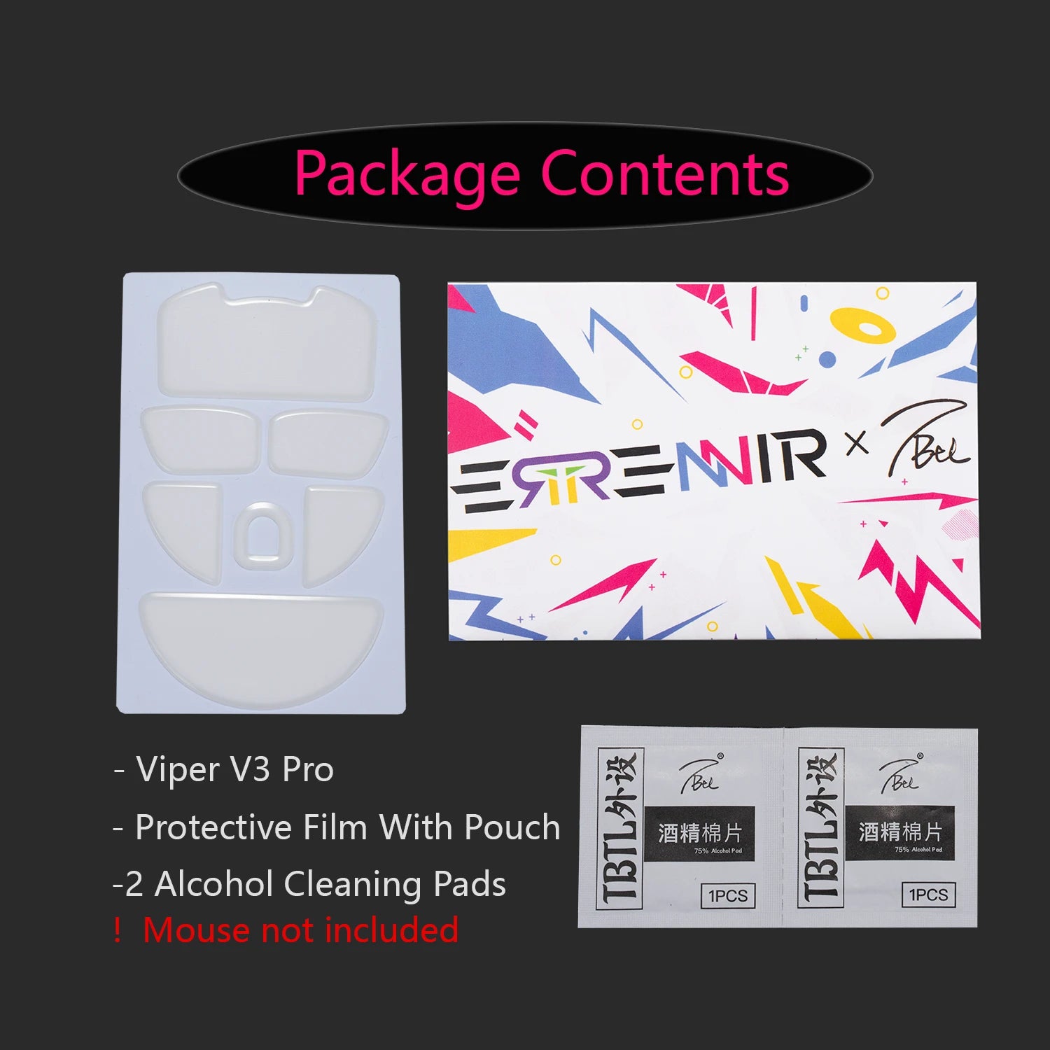 Errennir POM Mouse Skates For Razer Viper V3 Pro