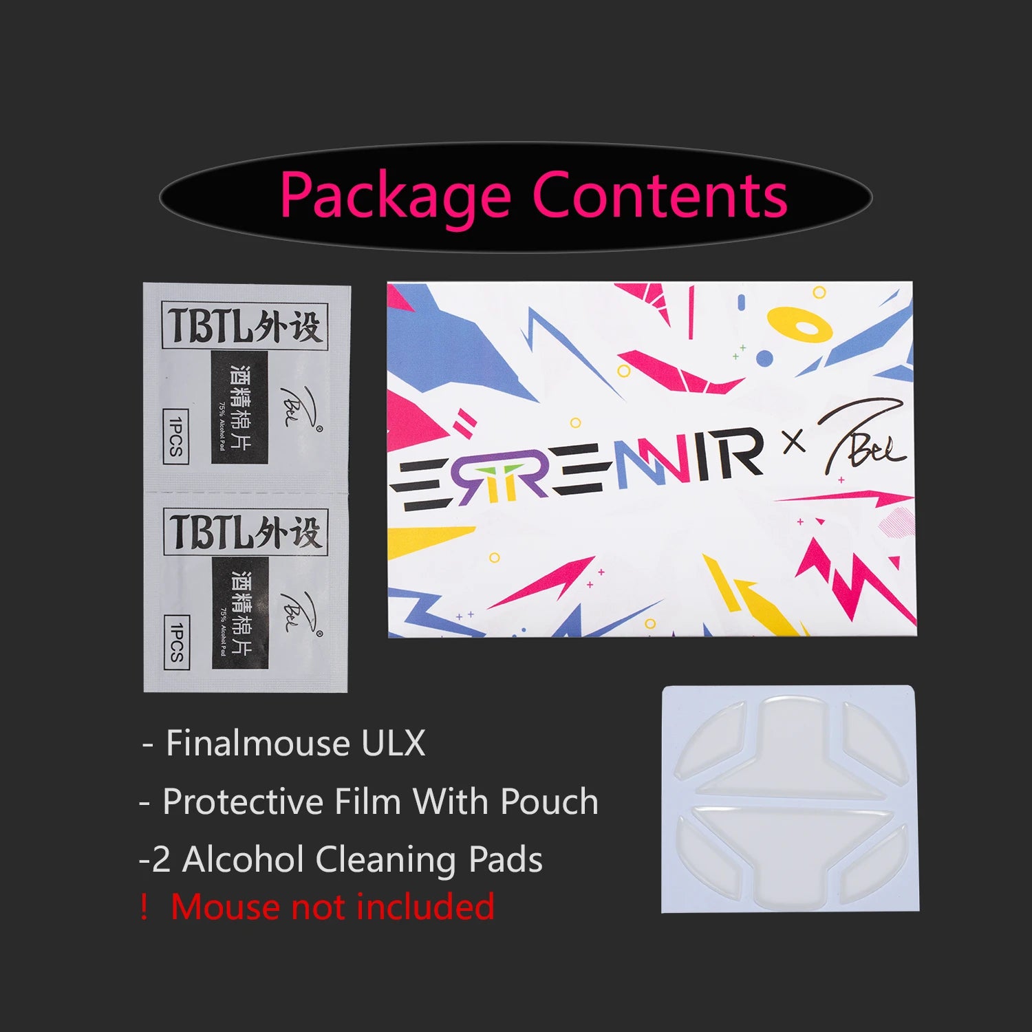 Errennir POM Mouse Skates For FinalMouse Ultralight 2 - CapeTown 2 - Starlight 2