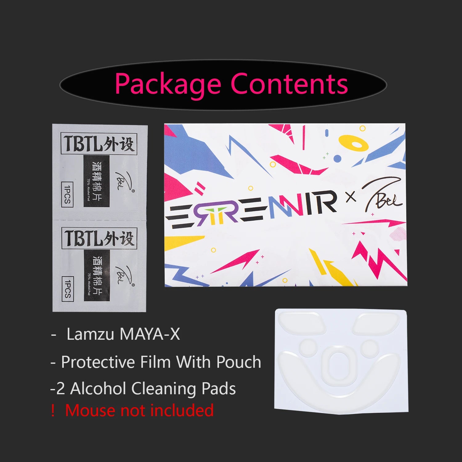 Errennir POM Mouse Skates For  Lamzu Maya X