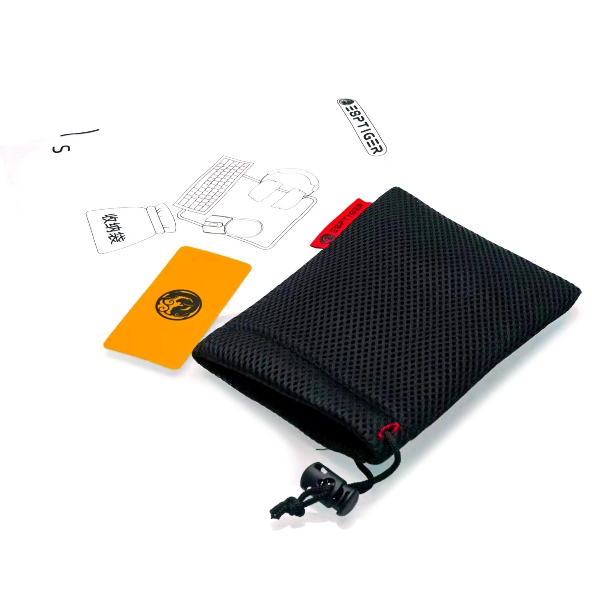 EspTiger Cushioned Carrying Pouch Small For Mouse