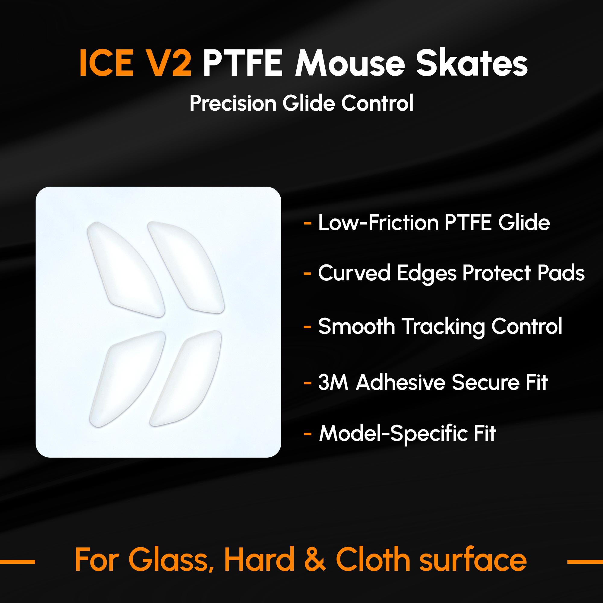 Esptiger Ice V2 Mouse Skates For FinalMouse Ultralight 2 - CapeTown 2 - Starlight 2