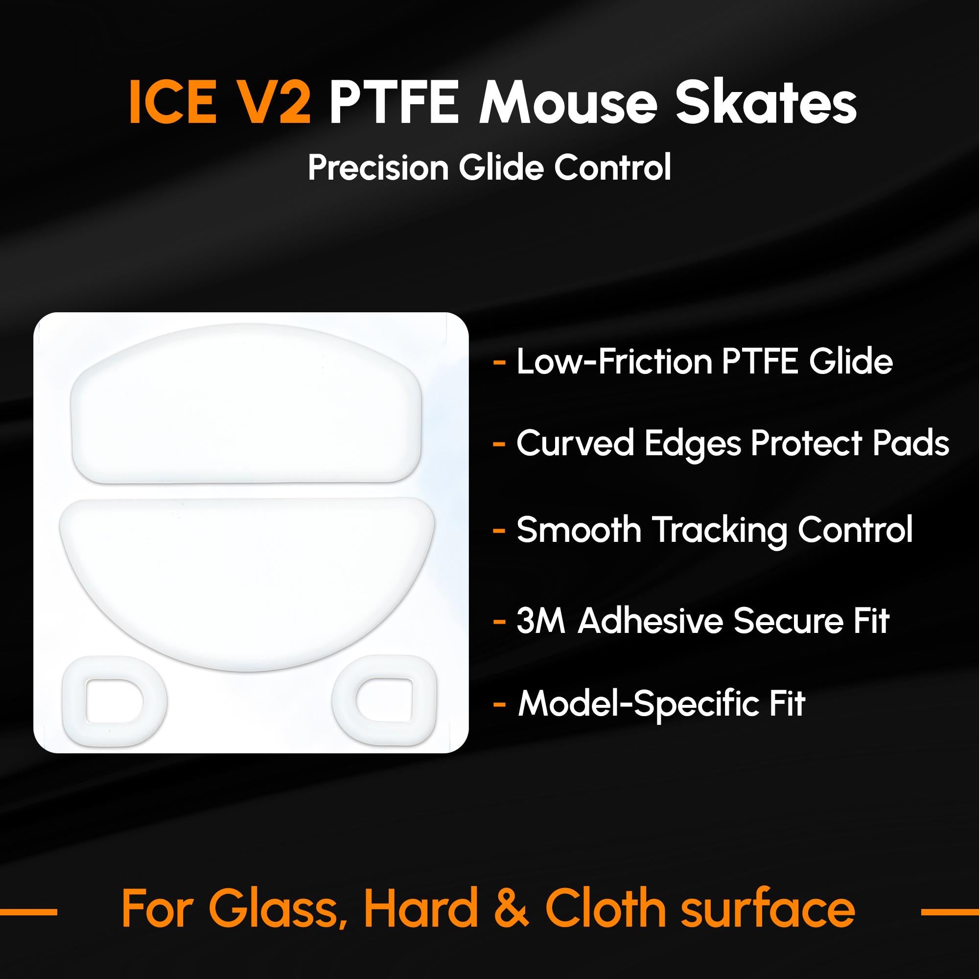 Esptiger ICE V2 Mouse Skates for  ATK X1 Ultimate