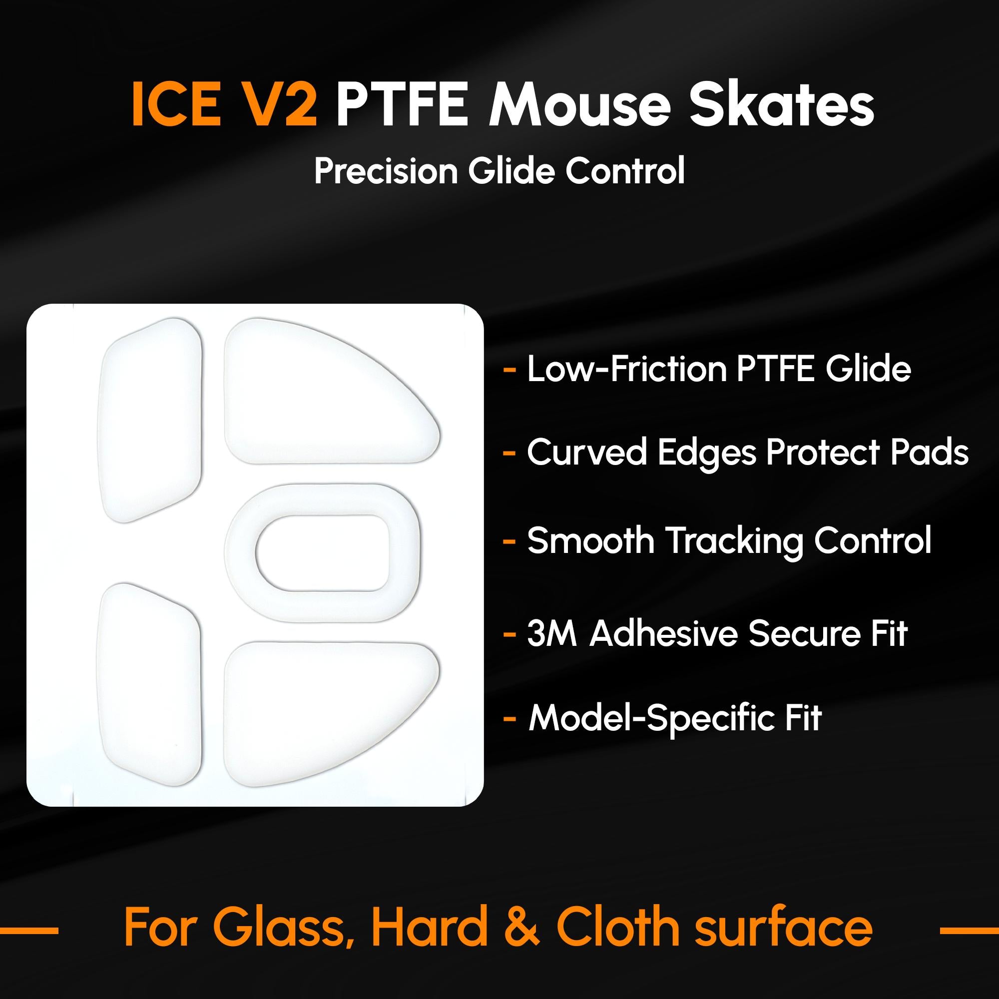 Esptiger ICE V2 Mouse Skates for  ATK X1 (PRO/PRO MAX/Ultra) Series