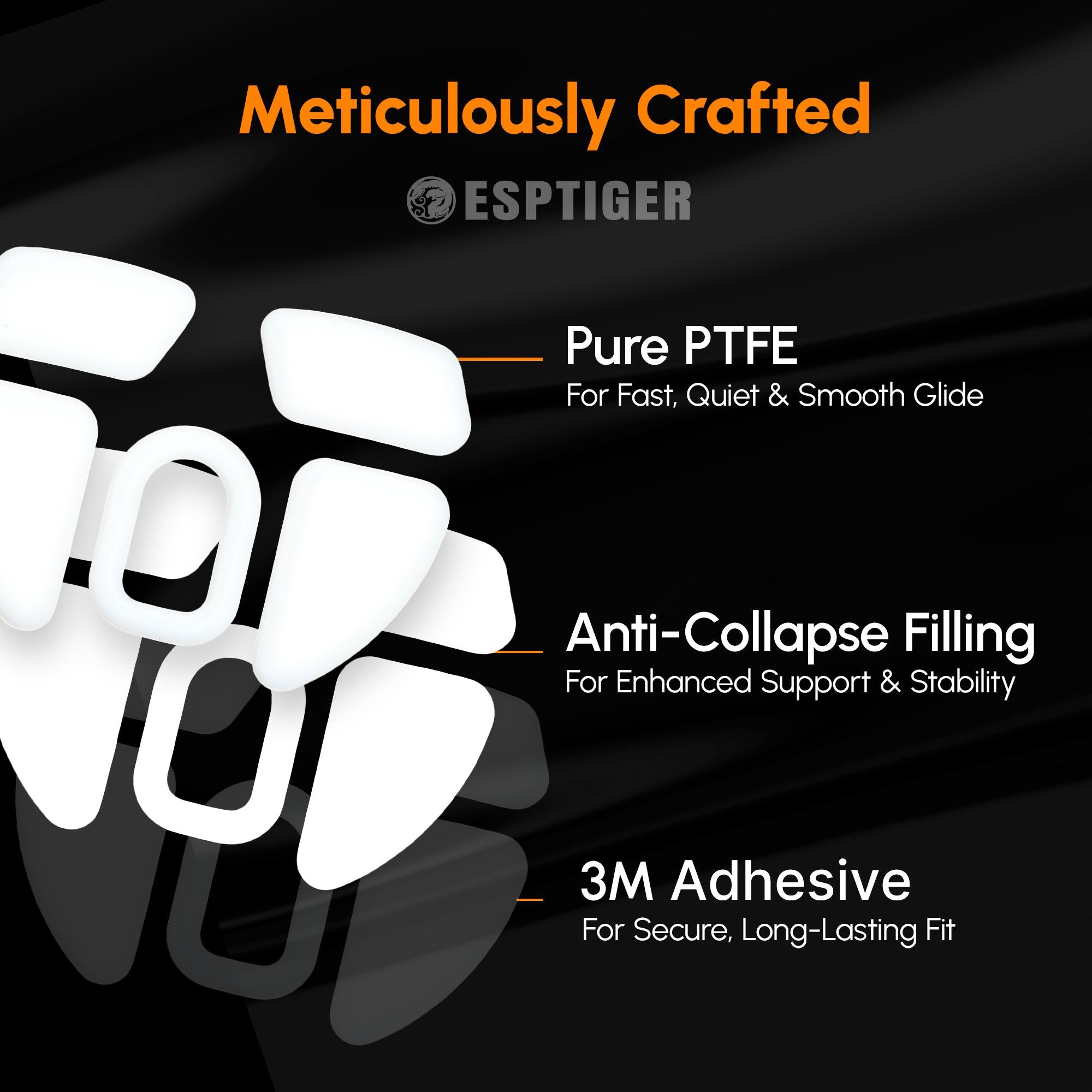 Esptiger ICE V2 Mouse Skates for  ATK X1 (PRO/PRO MAX/Ultra) Series