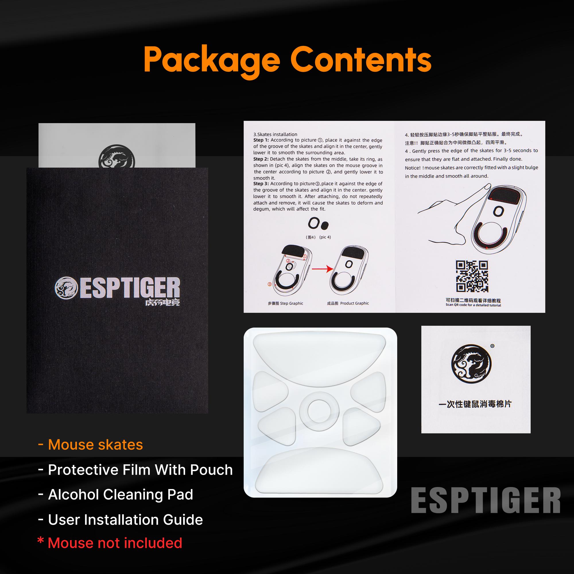 Esptiger ICE V2 Mouse Skates For ASUS ROG ACE Extreme