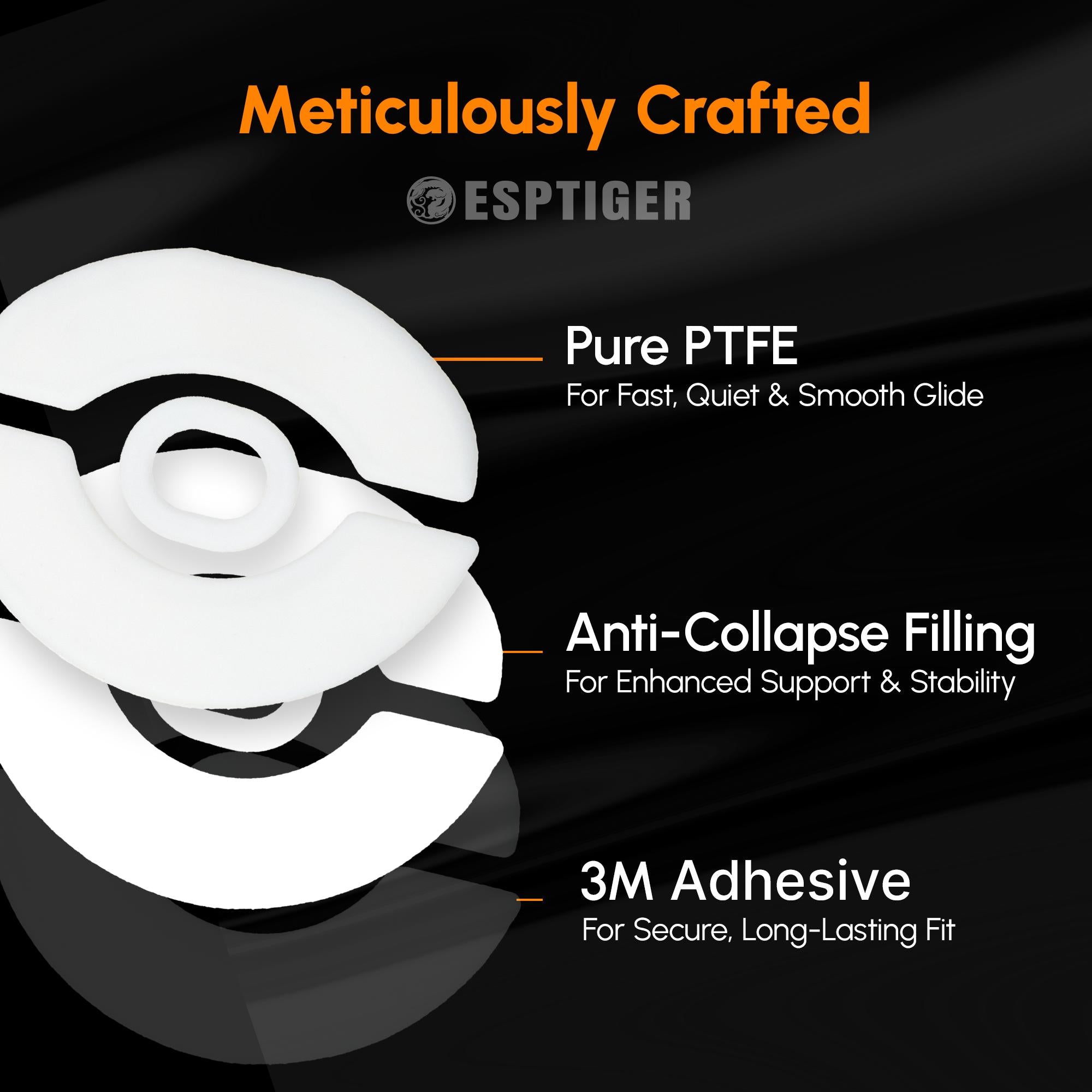 Esptiger Ice V2 Mouse Skates for Darmoshark M3S / M3S PRO