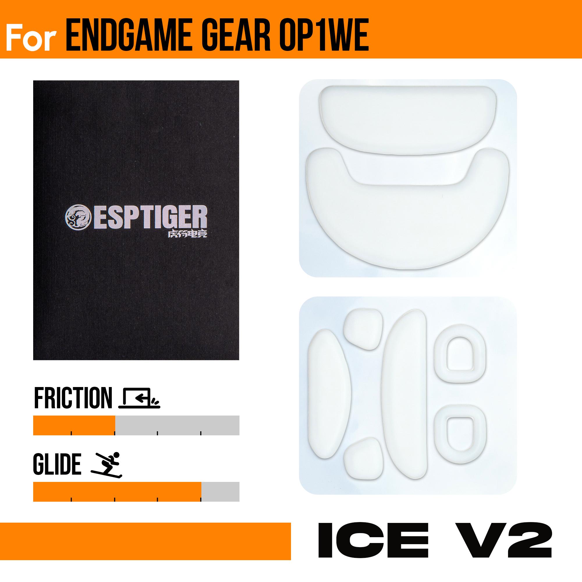 Esptiger ICE V2 Mouse Skates For Endgame Gear OP1WE/4K/8K/RGB