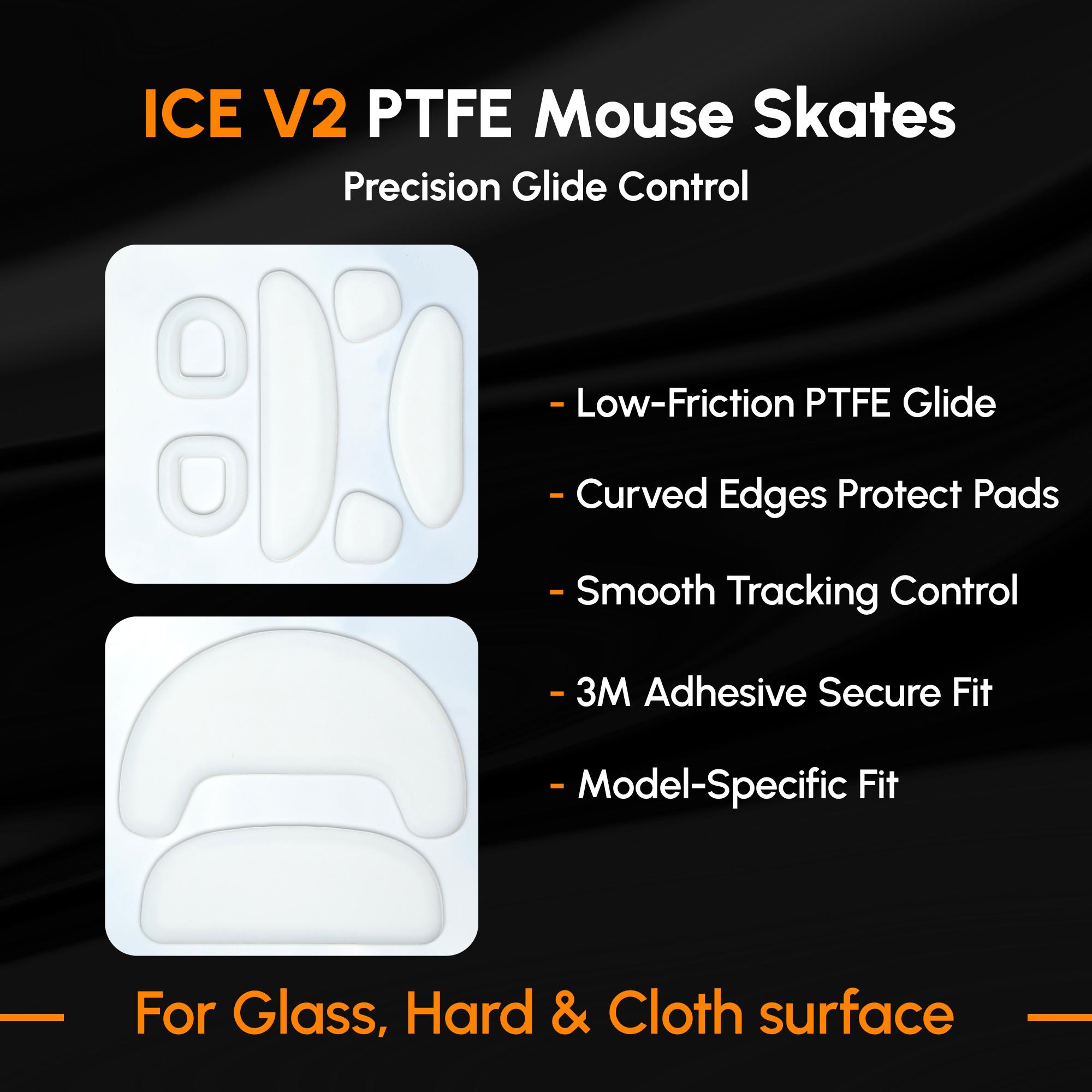 Esptiger ICE V2 Mouse Skates For Endgame Gear OP1WE/4K/8K/RGB