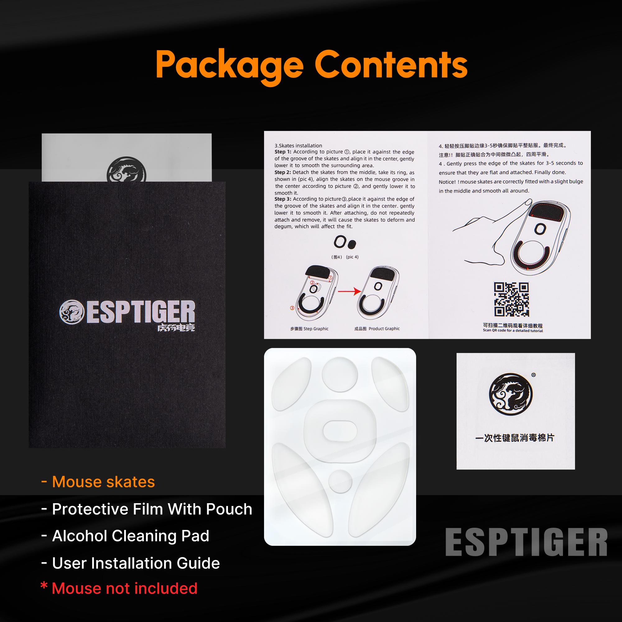 Esptiger Ice V2 Mouse Skates for Lamzu THORN 4K