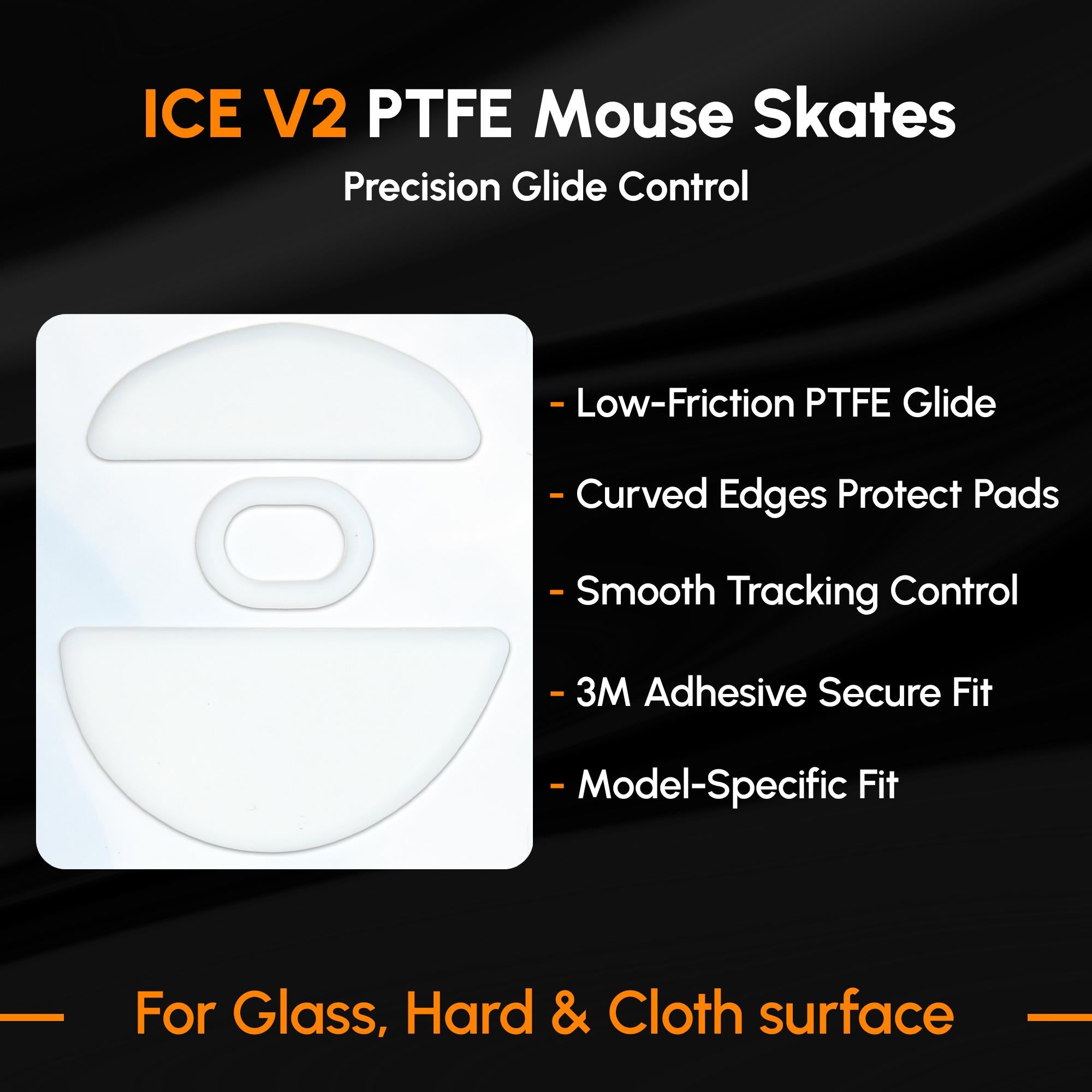 Esptiger ICE V2 Mouse Skates For Lamzu PARO