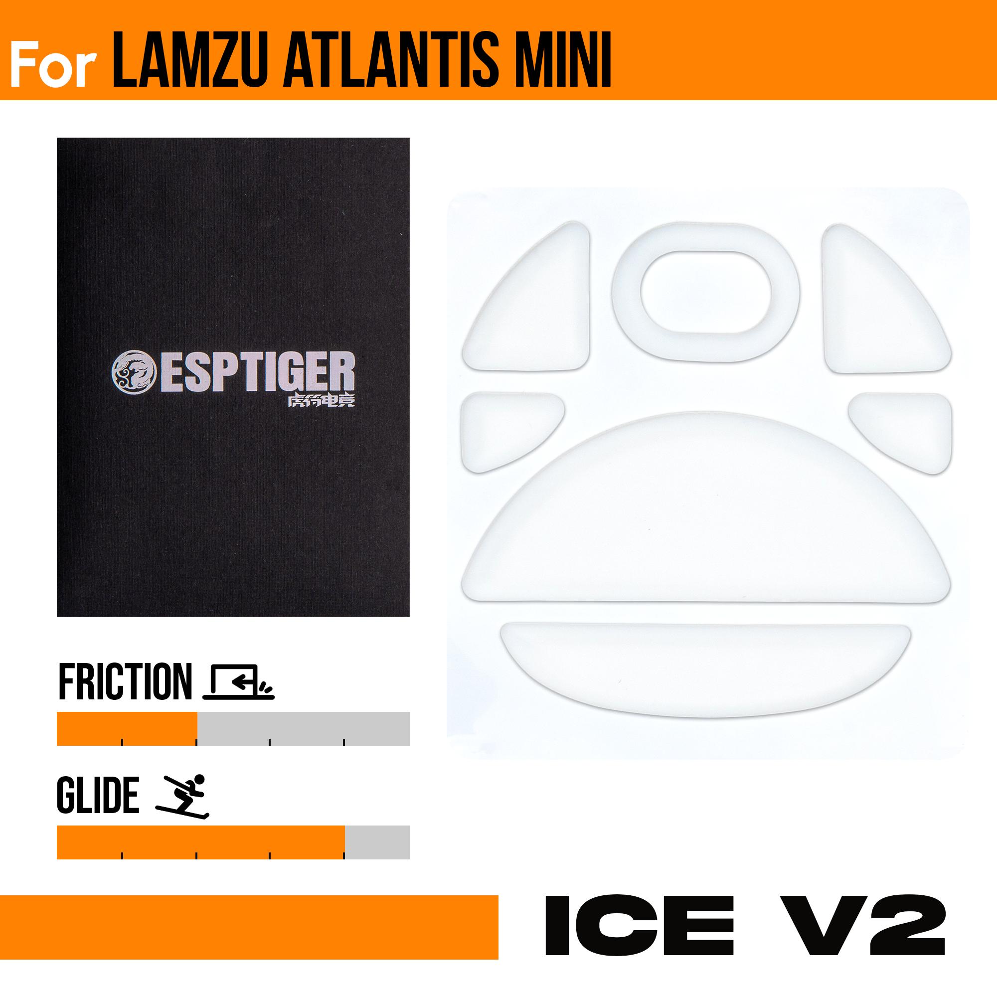 Esptiger Ice V2 Mouse Skates for Lamzu Atlantis