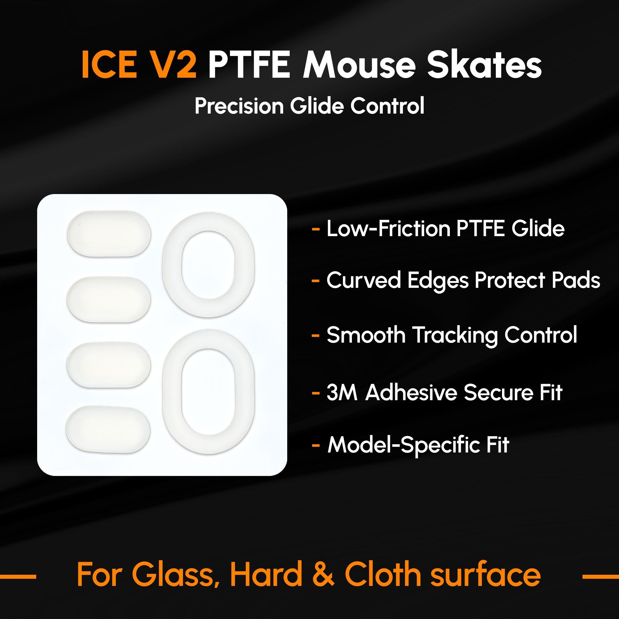 Esptiger Ice V2 Mouse Skates for  Logitech G102 / G PRO
