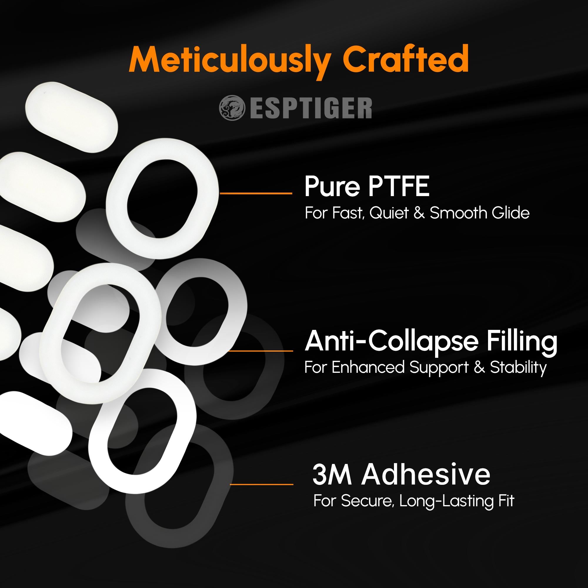 Esptiger Ice V2 Mouse Skates for  Logitech G102 / G PRO