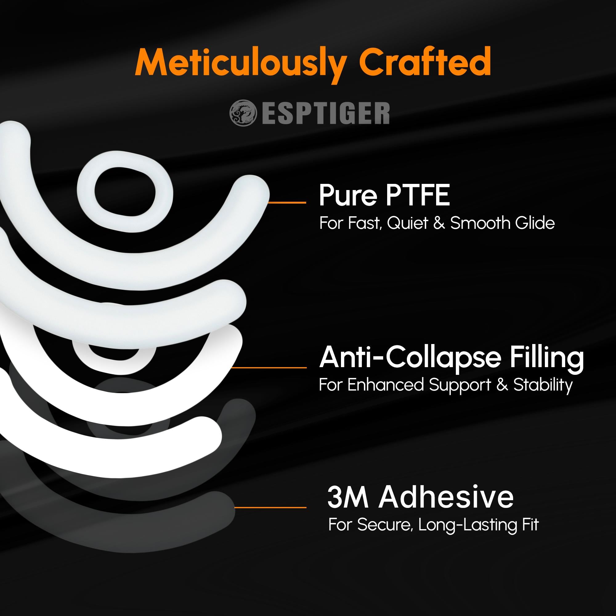 Esptiger ICE V2 Mouse Skates For Logitech G403 / G603 / G703