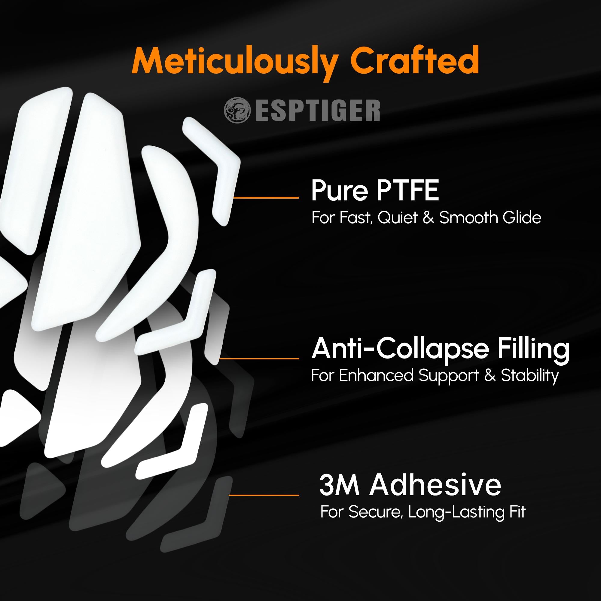 Esptiger ICE V2 Mouse Skates For Logitech G502