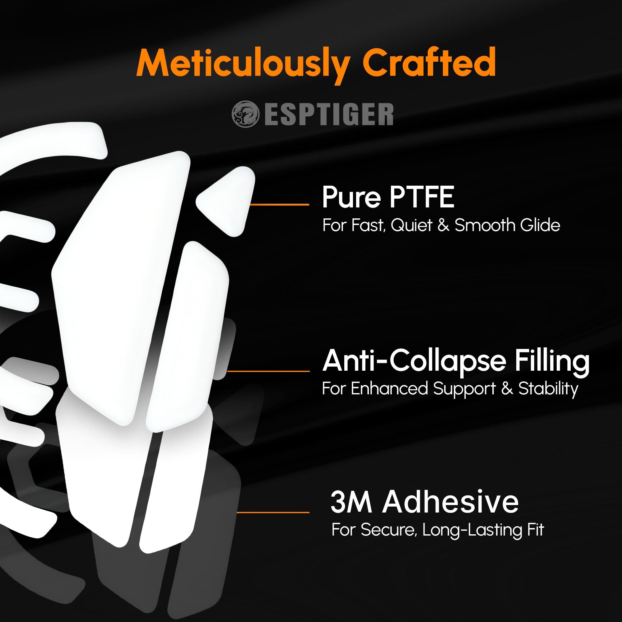 Esptiger ICE V2 Mouse Skates For Logitech G502 LIGHTSPEED