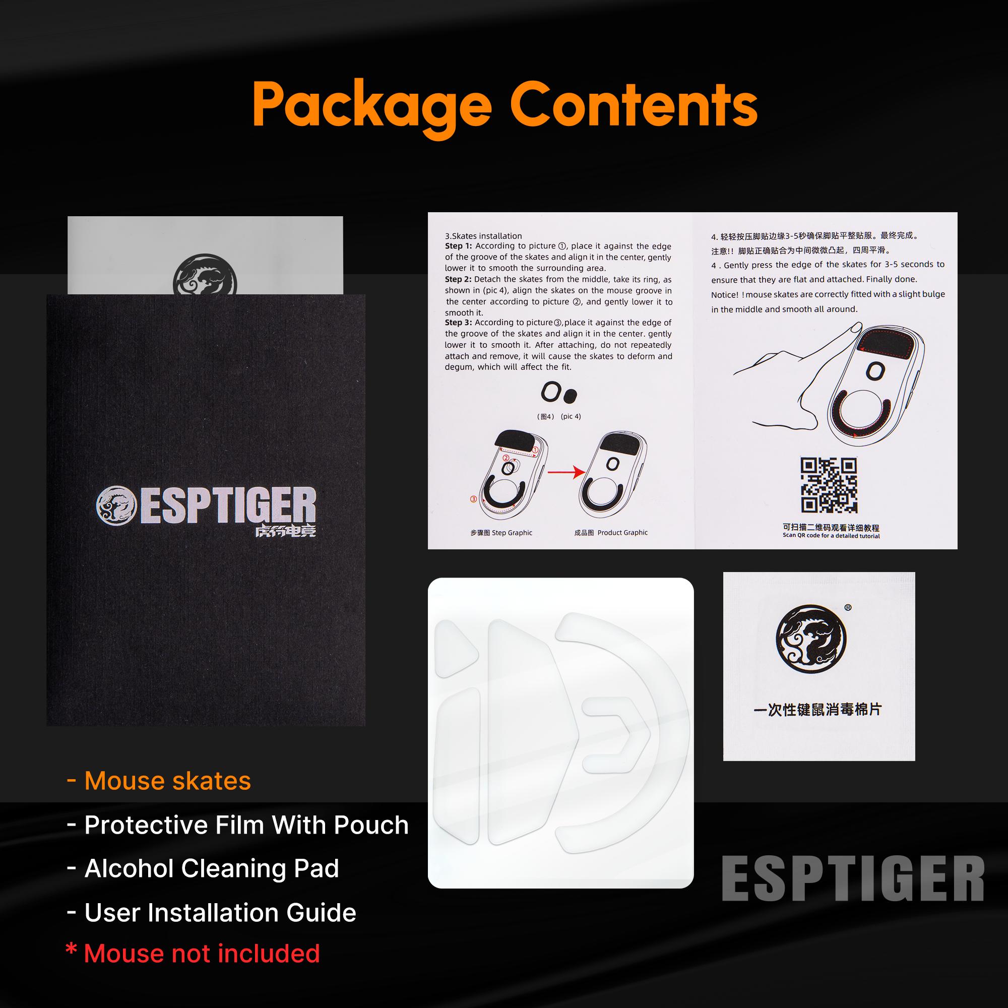 Esptiger ICE V2 Mouse Skates For Logitech G502 LIGHTSPEED