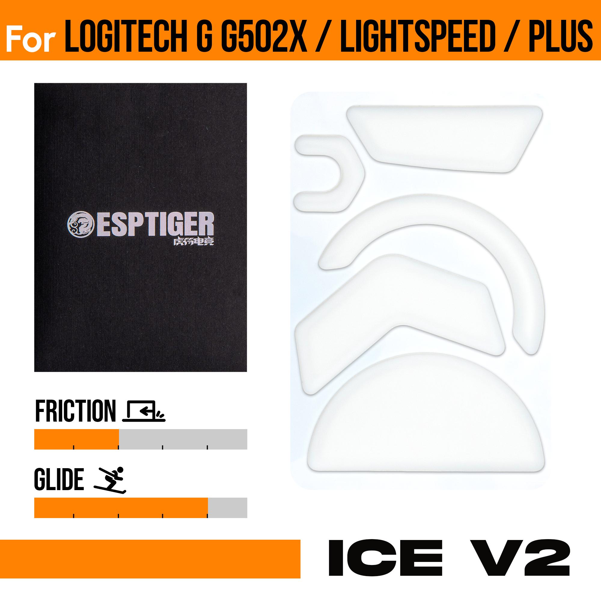 Esptiger ICE V2 Mouse Skates For Logitech G502 X Wireless Plus