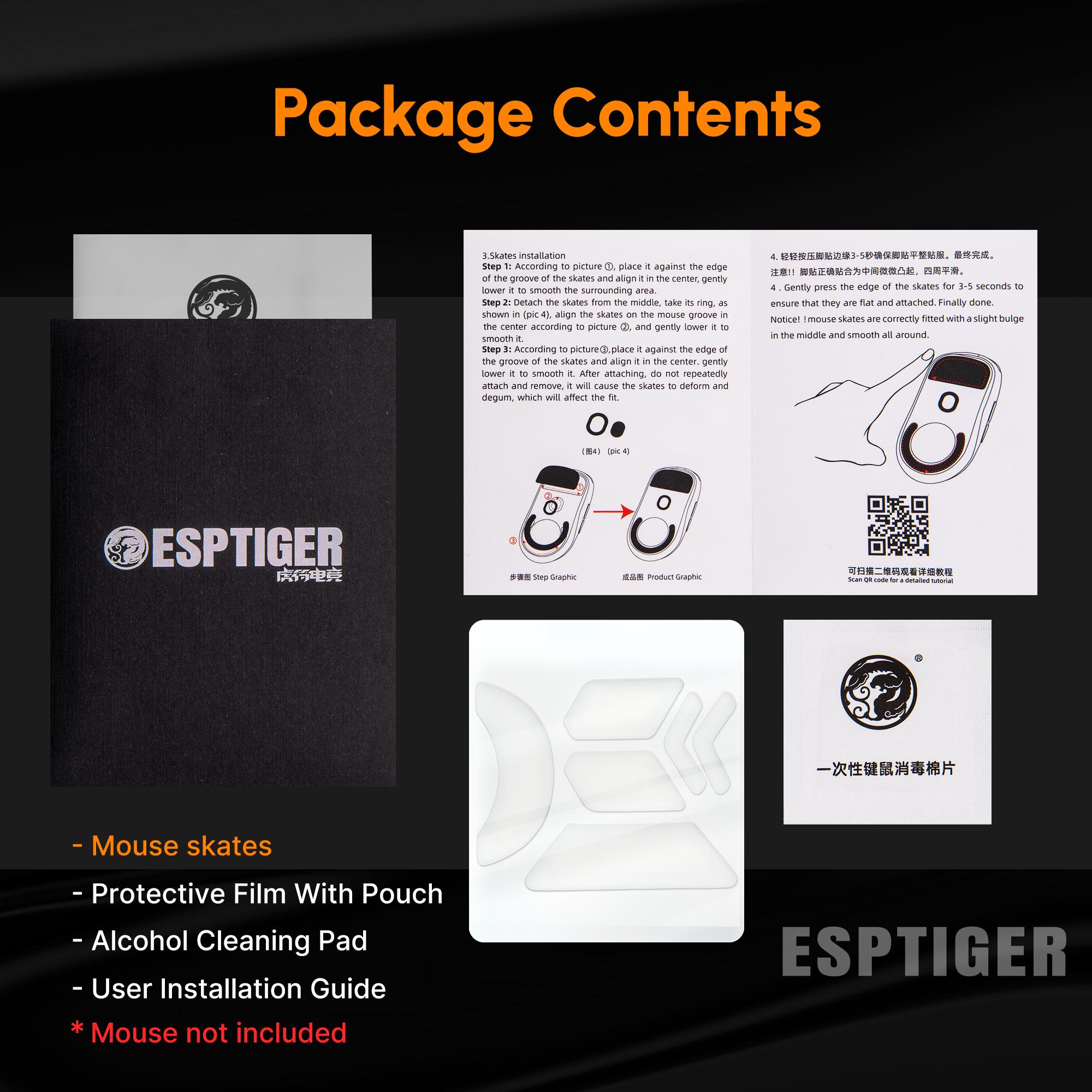 Esptiger Ice V2 Mouse Skates for  Logitech G903