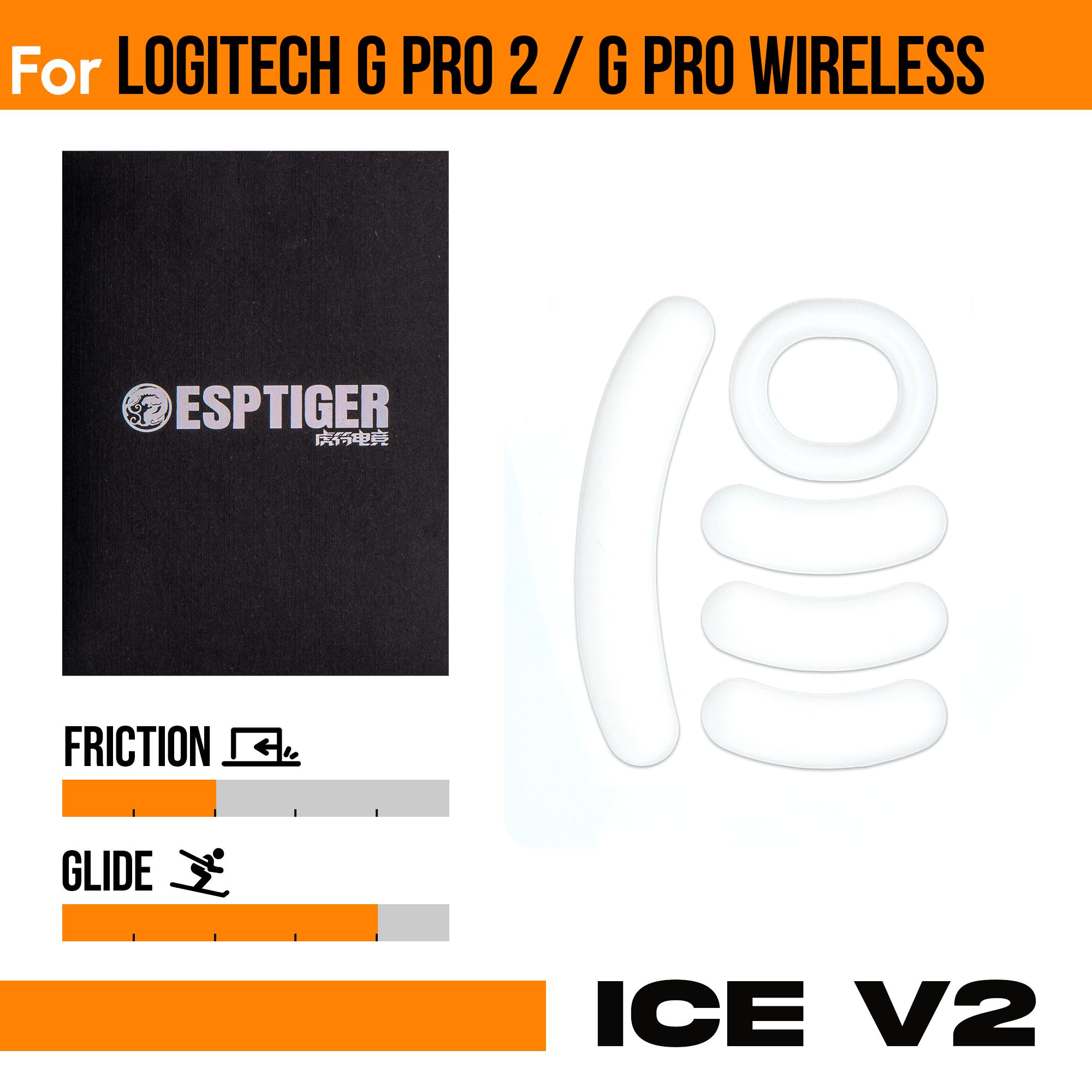 Esptiger Ice V2 Mouse Skates for  Logitech G-PRO Wireless