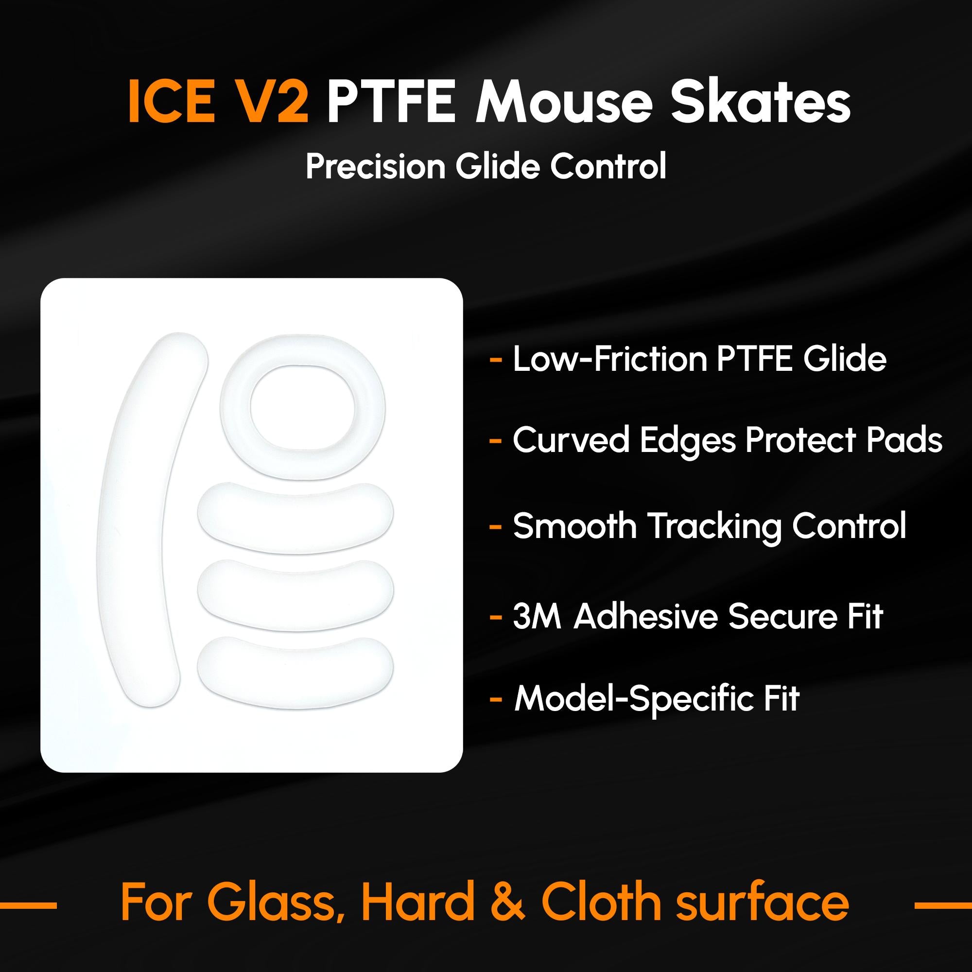Esptiger Ice V2 Mouse Skates for  Logitech G-PRO Wireless