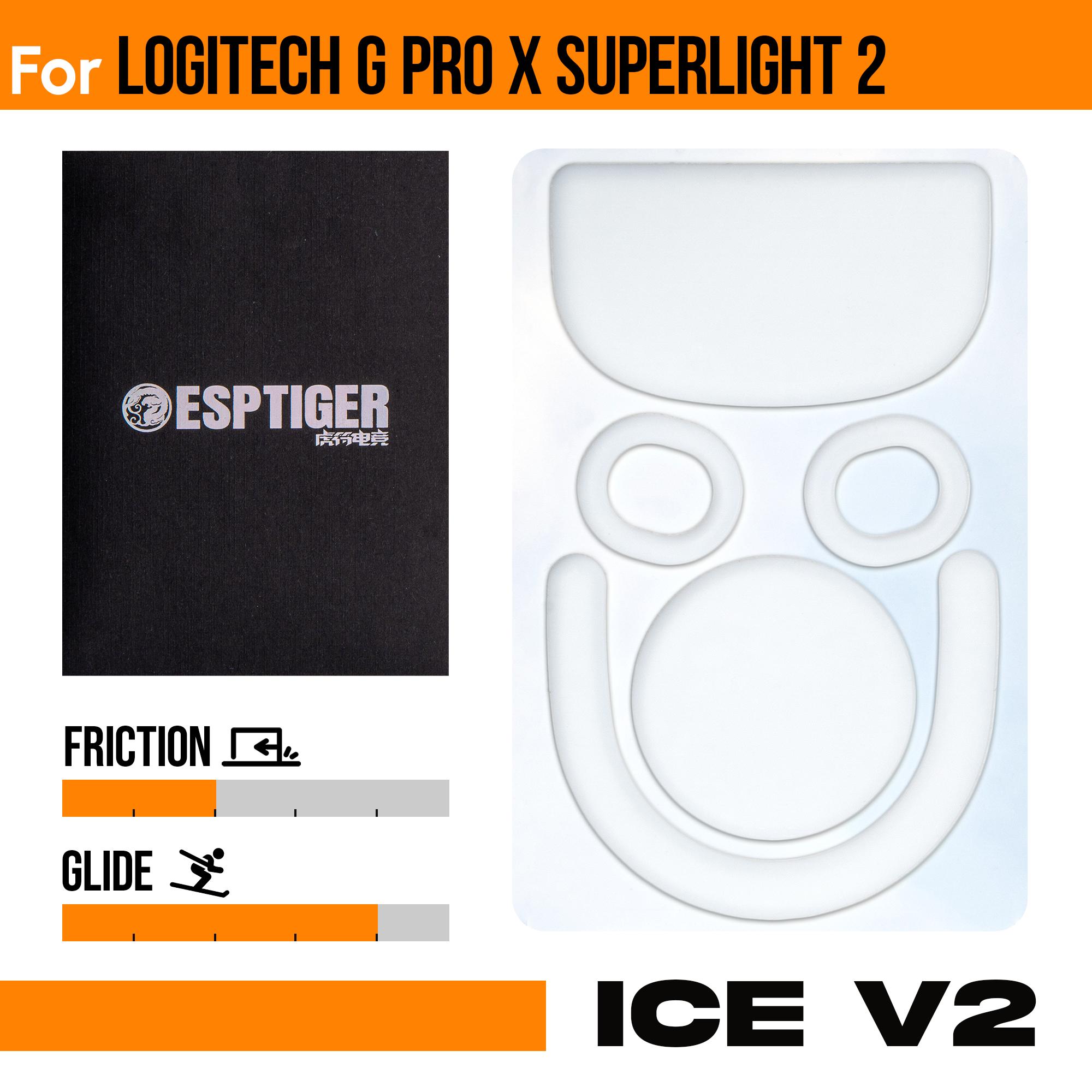 Esptiger Ice V2 Mouse Skates for Logitech G-Pro X Superlight 2