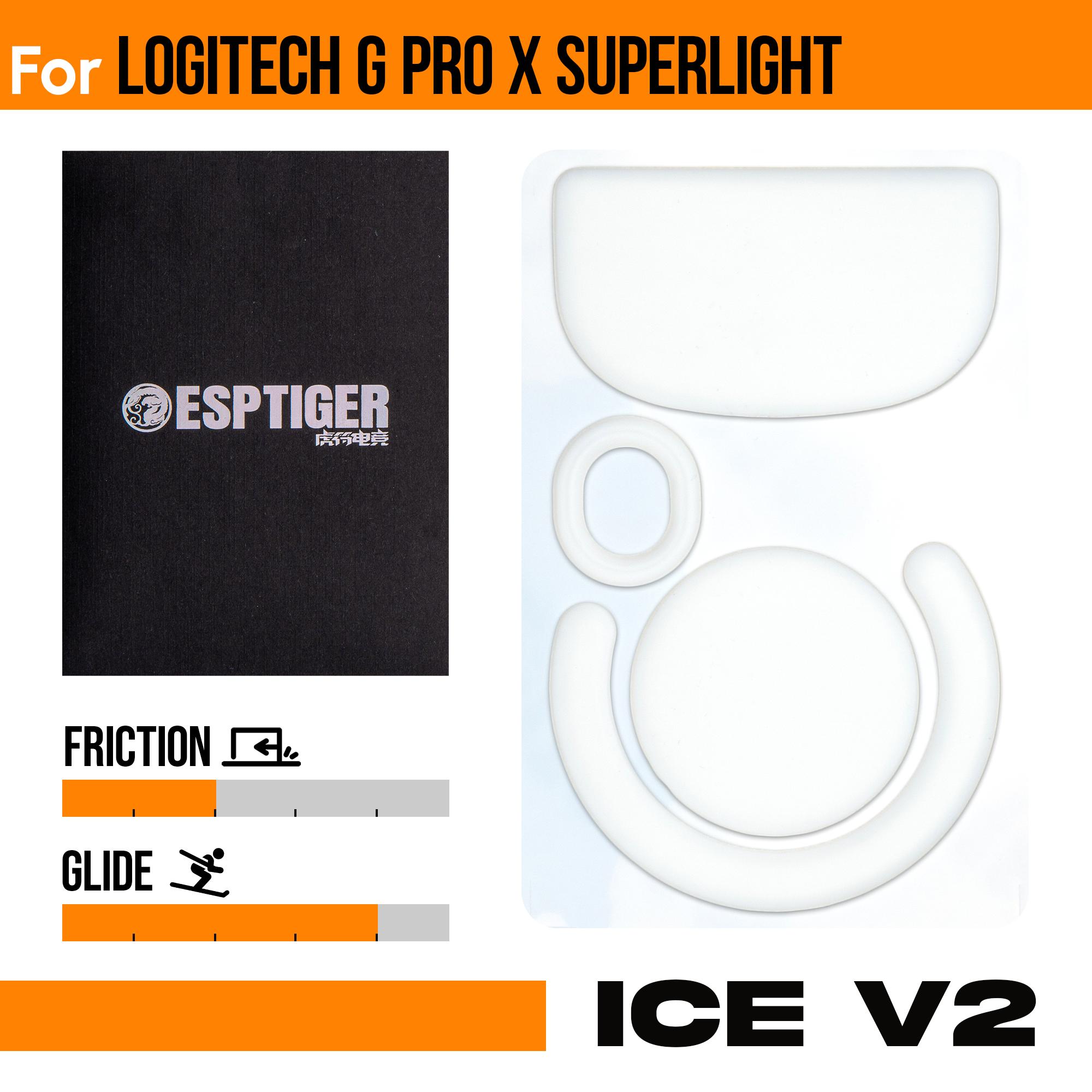 Esptiger Ice V2 Mouse Skates for  Logitech G-PRO X SUPERLIGHT