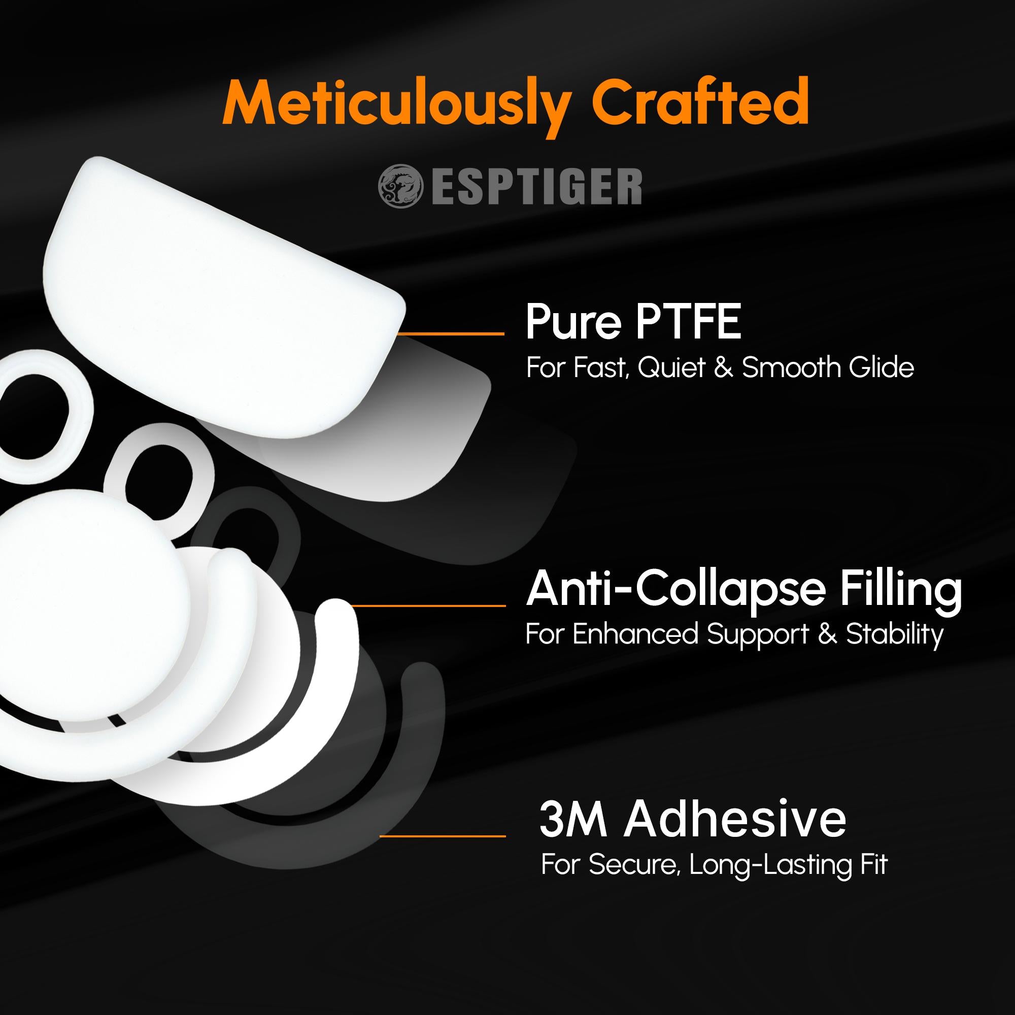 Esptiger Ice V2 Mouse Skates for  Logitech G-PRO X SUPERLIGHT