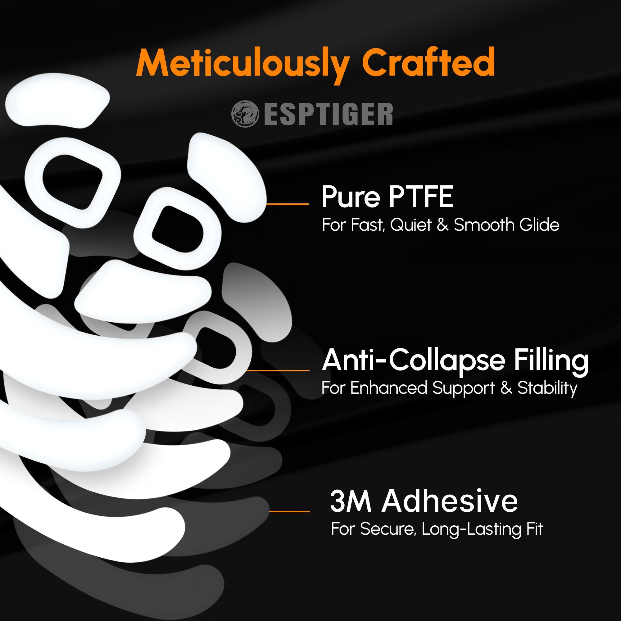 Esptiger ICE V2 Mouse Skates for Ninjutso Sora V2 | 4K