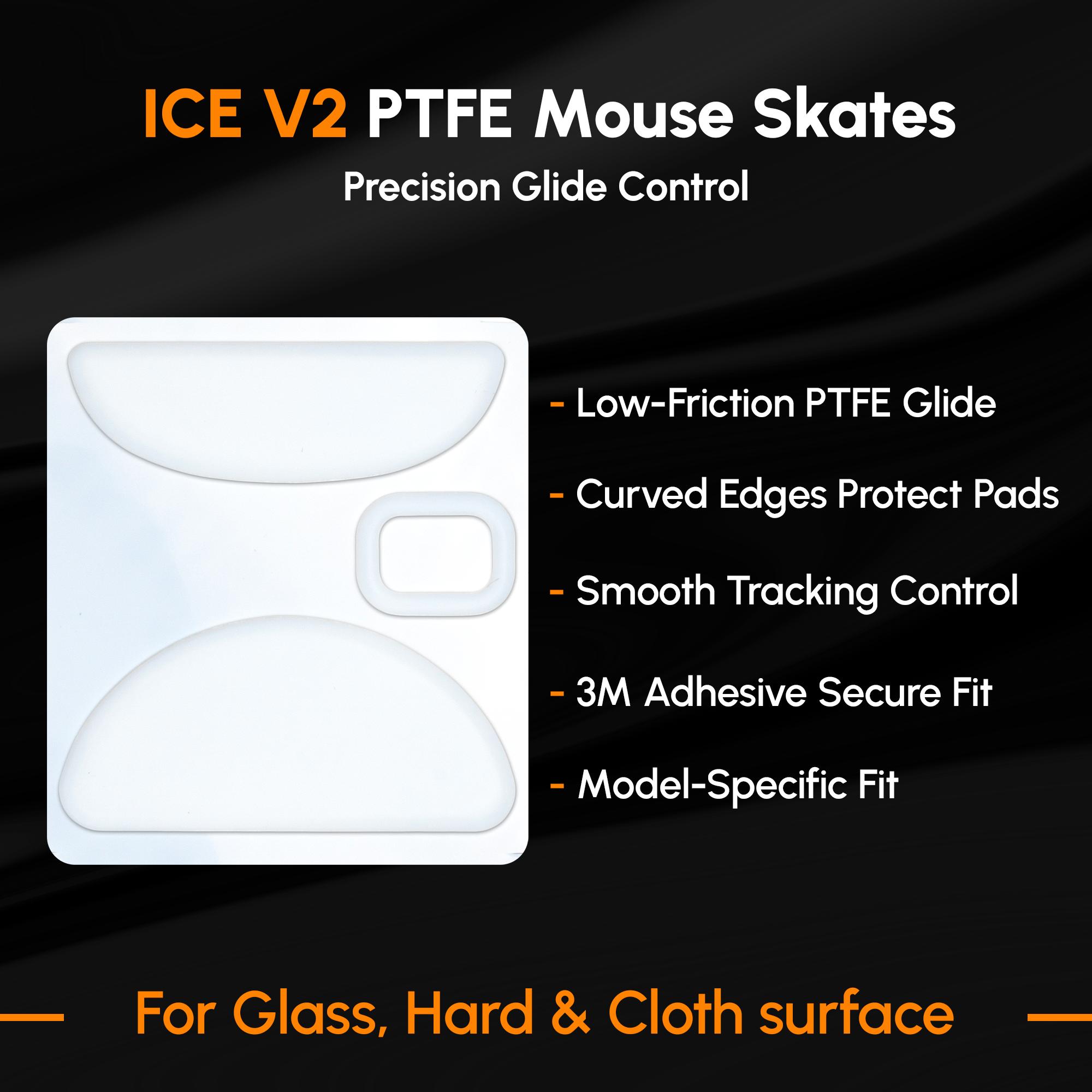 Esptiger ICE V2 Mouse Skates For Pulsar X2 CrazyLight