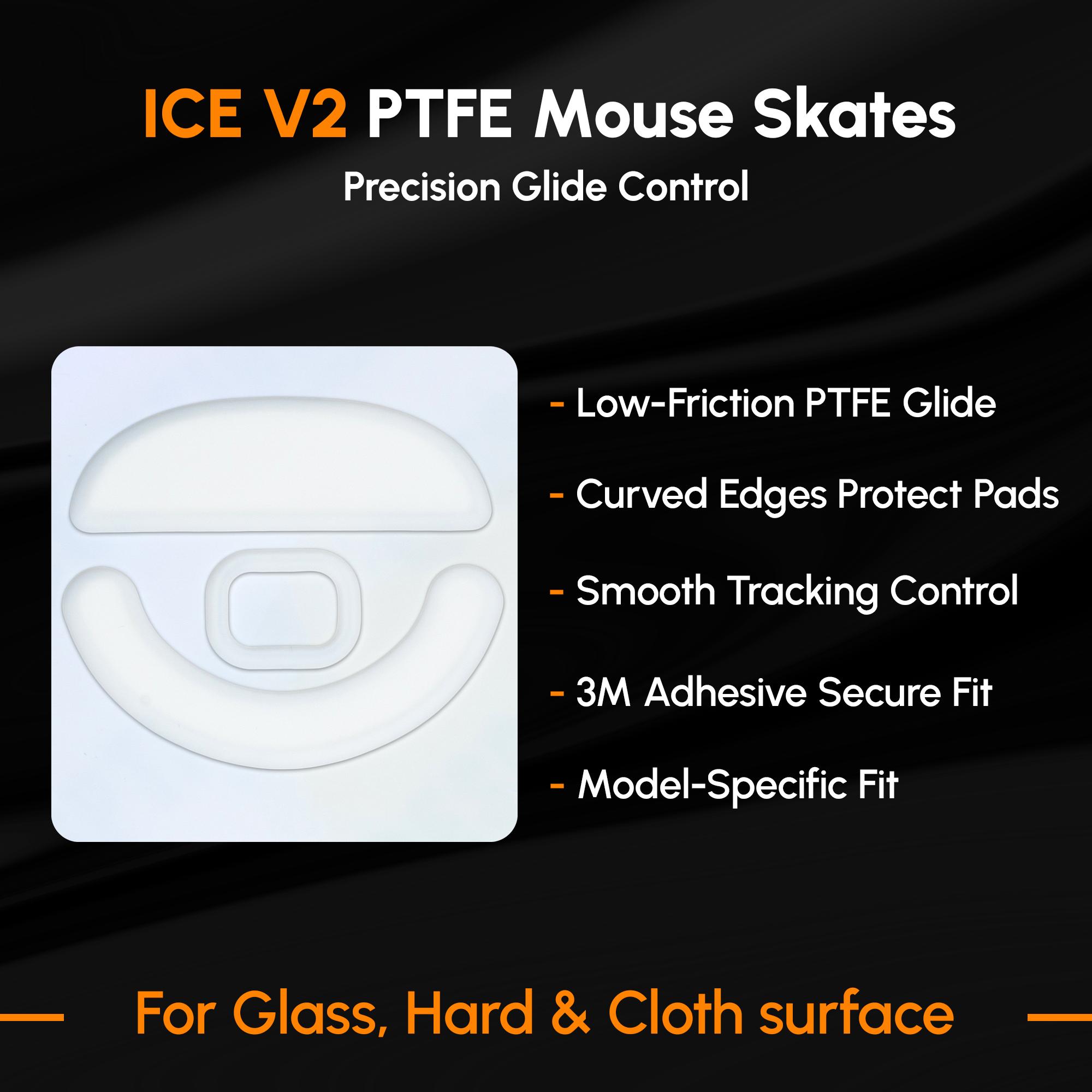 Esptiger Ice V2 Mouse Skates for Pulsar X2