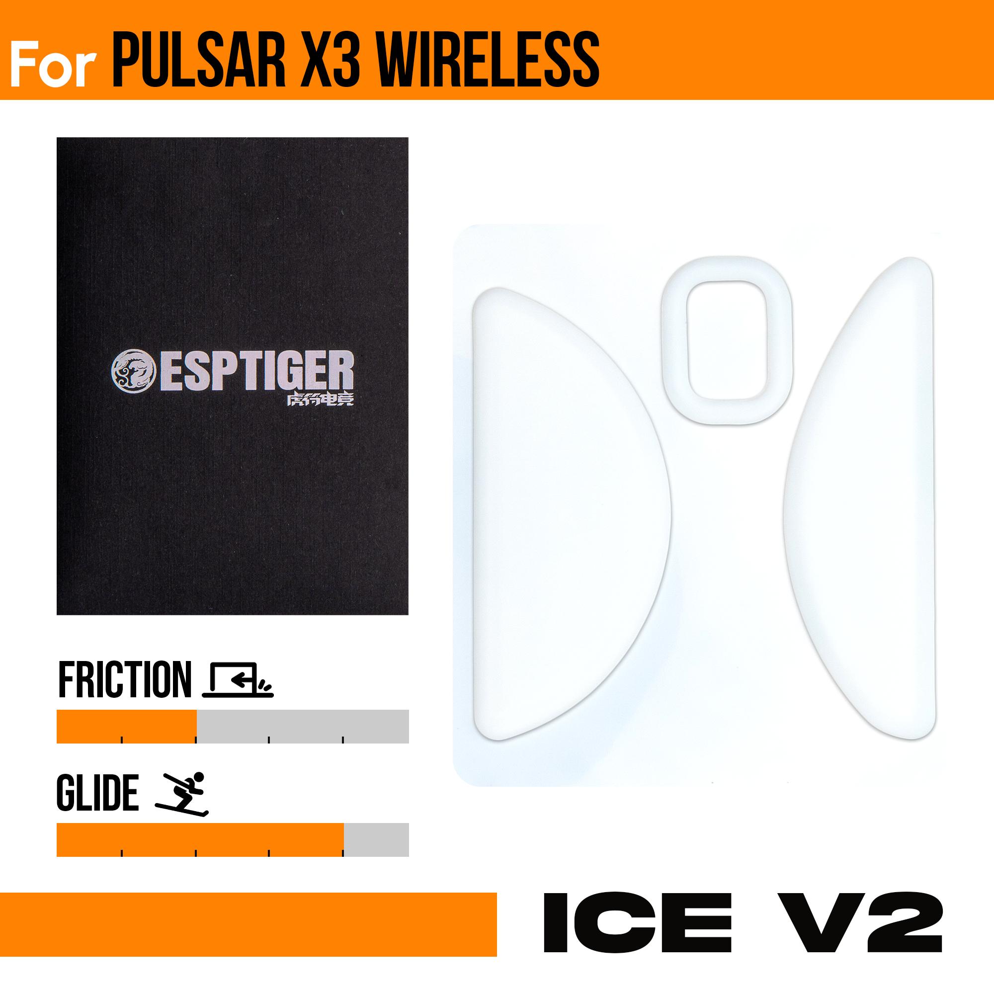 Esptiger ICE V2 Mouse Skates For Pulsar X3 / X3 Mini