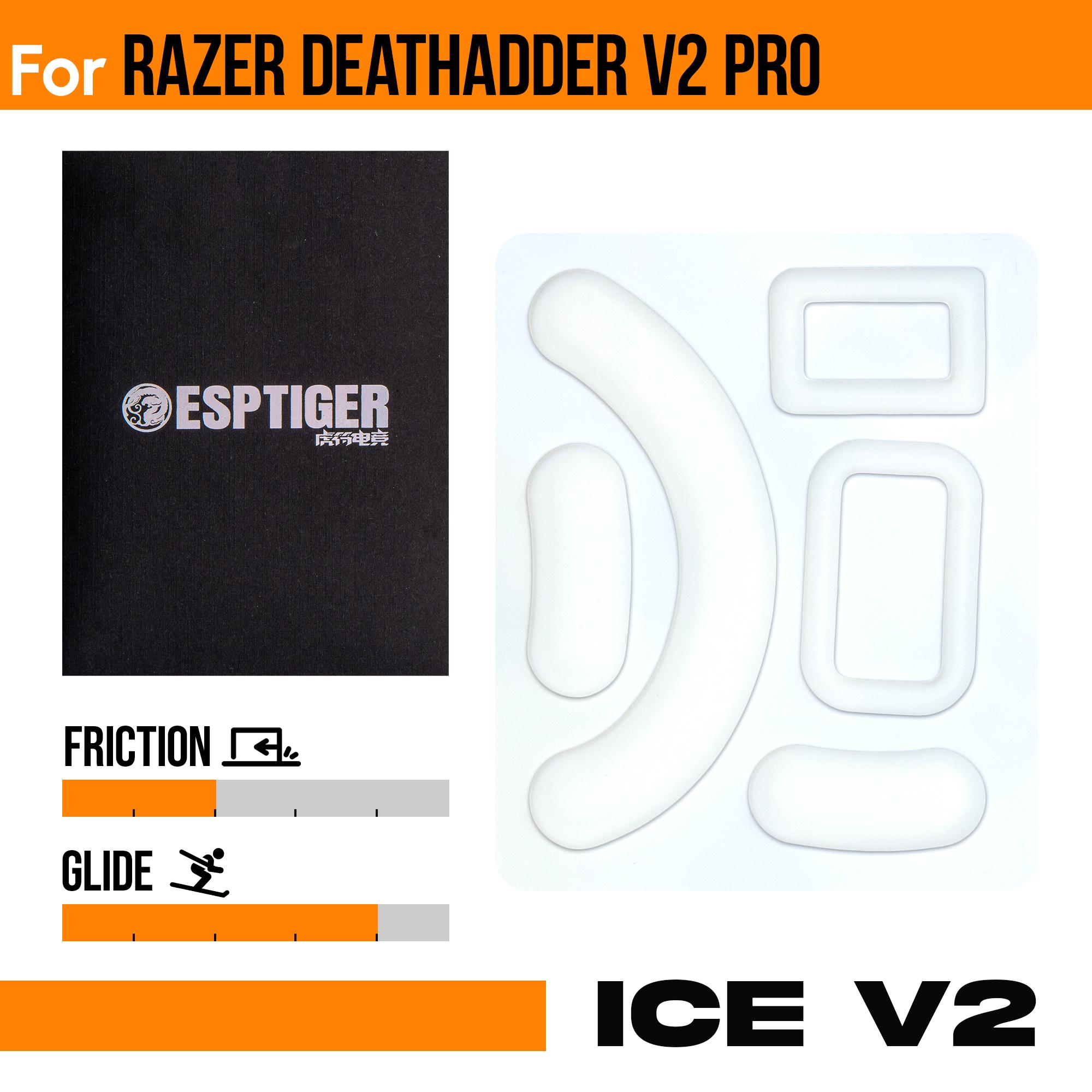 Esptiger ICE V2 Mouse Skates For Razer DeathAdder V2 Pro