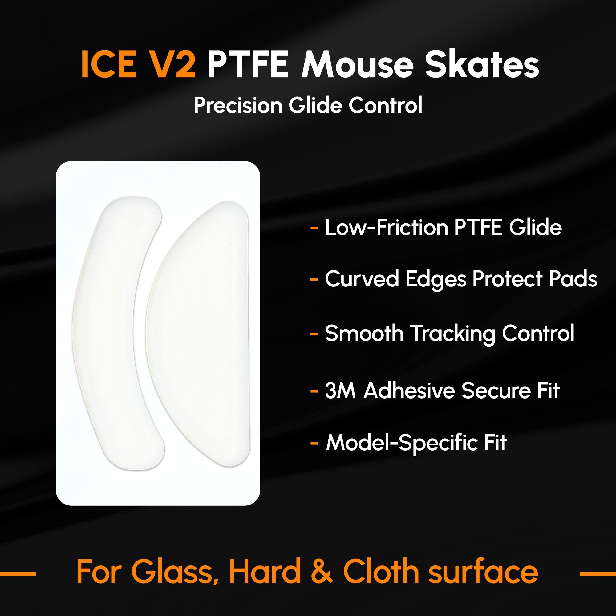 Esptiger Ice V2 Mouse Skates for  Razer Viper Mini