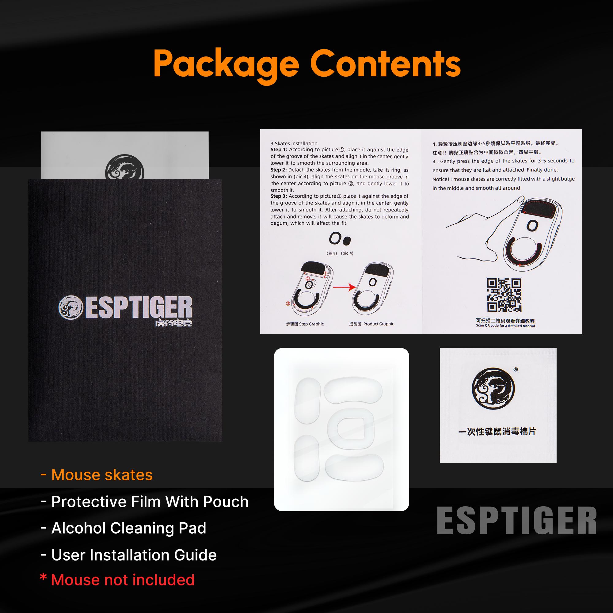 Esptiger ICE V2 Mouse Skates for Razer Viper Mini SE