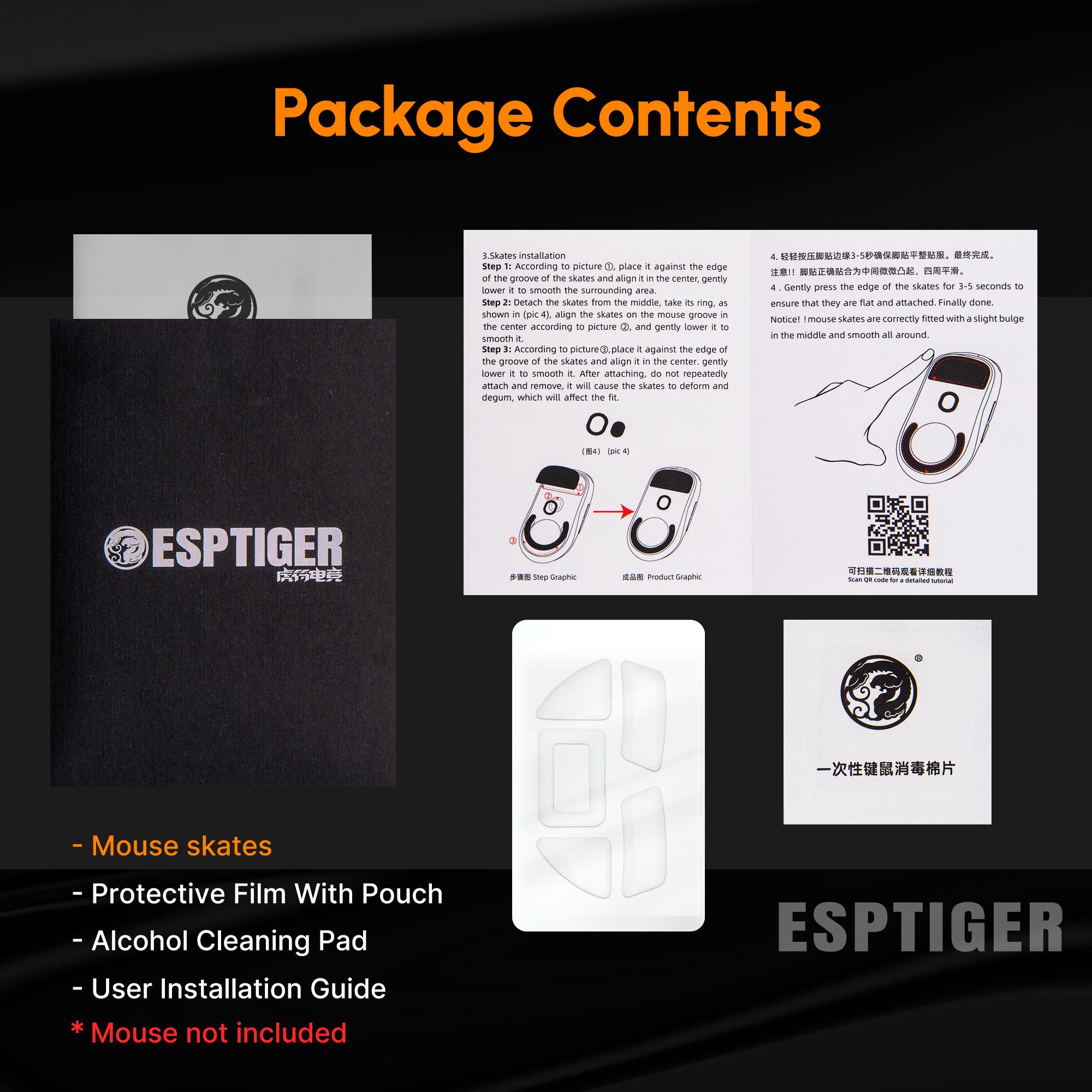 Esptiger Ice V2 Mouse Skates for  Razer Viper Ultimate