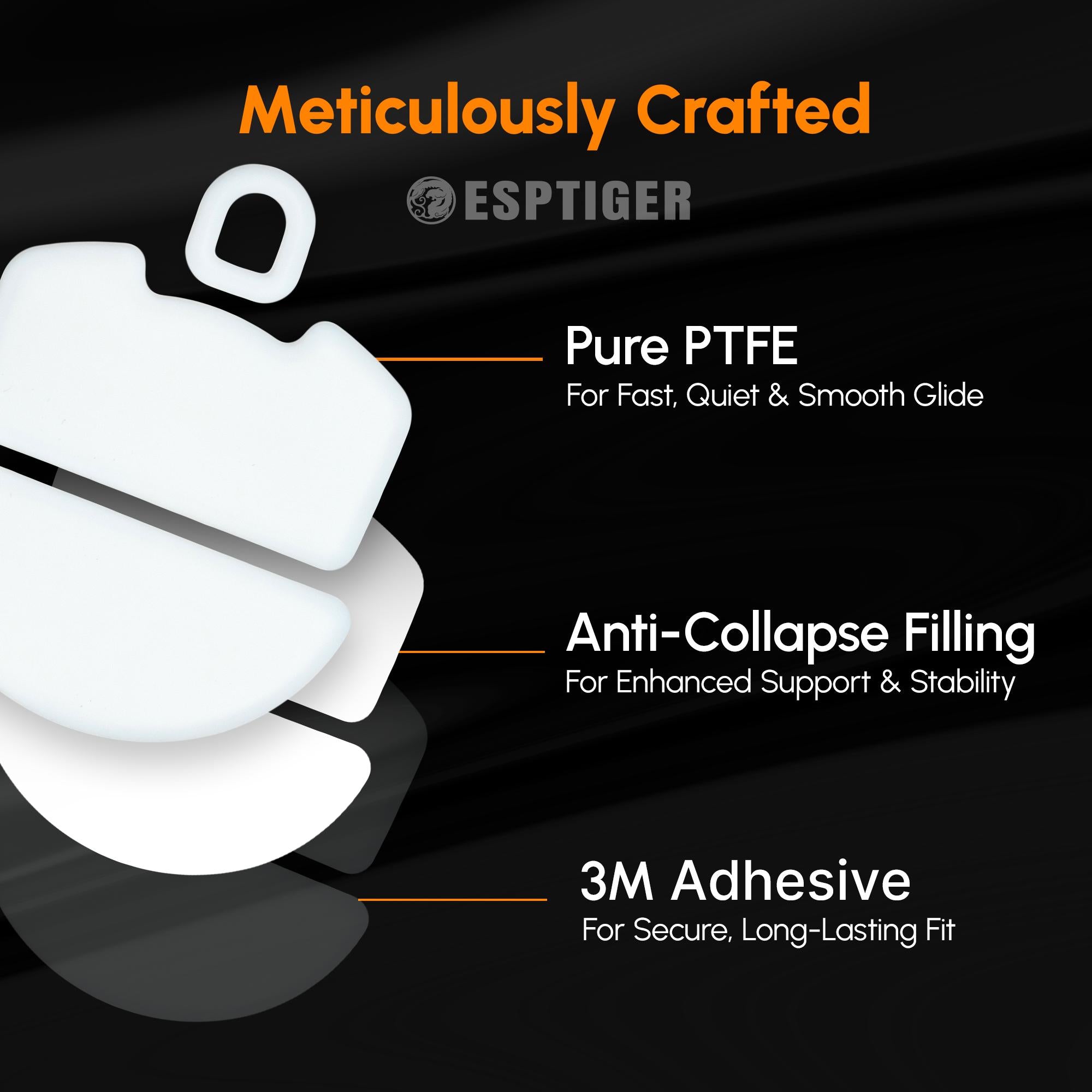 Esptiger ICE V2 Mouse Skates for Razer Viper V3 Pro