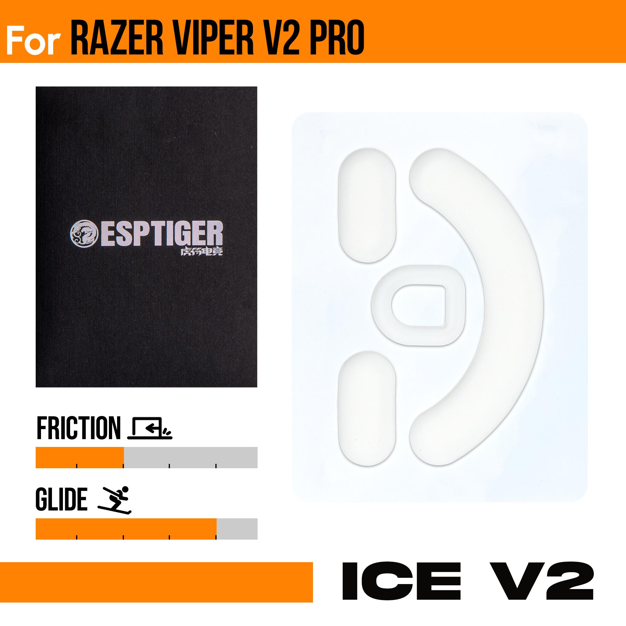 Esptiger Ice V2 Mouse Skates for  Razer Viper V2 Pro