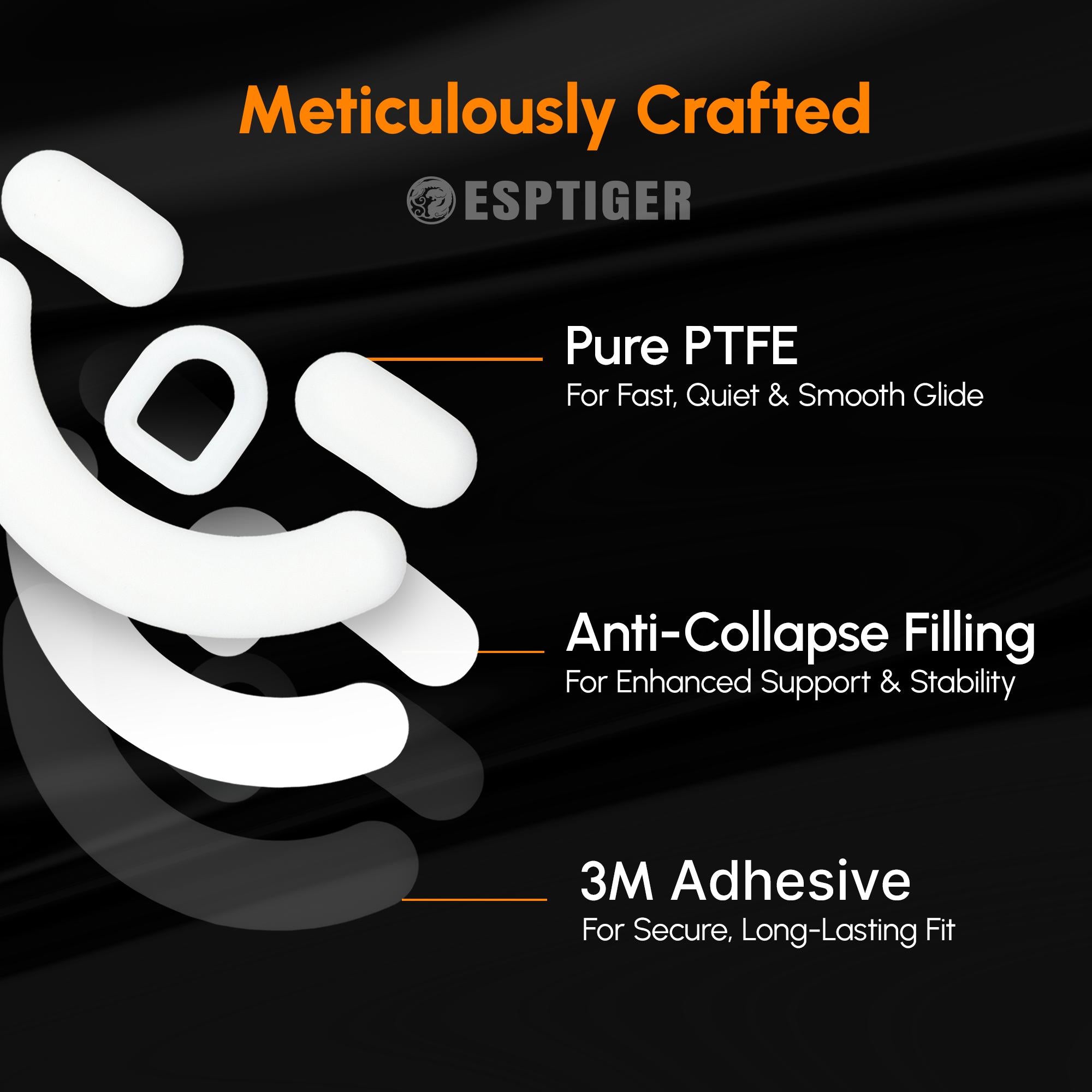 Esptiger Ice V2 Mouse Skates for  Razer Viper V2 Pro